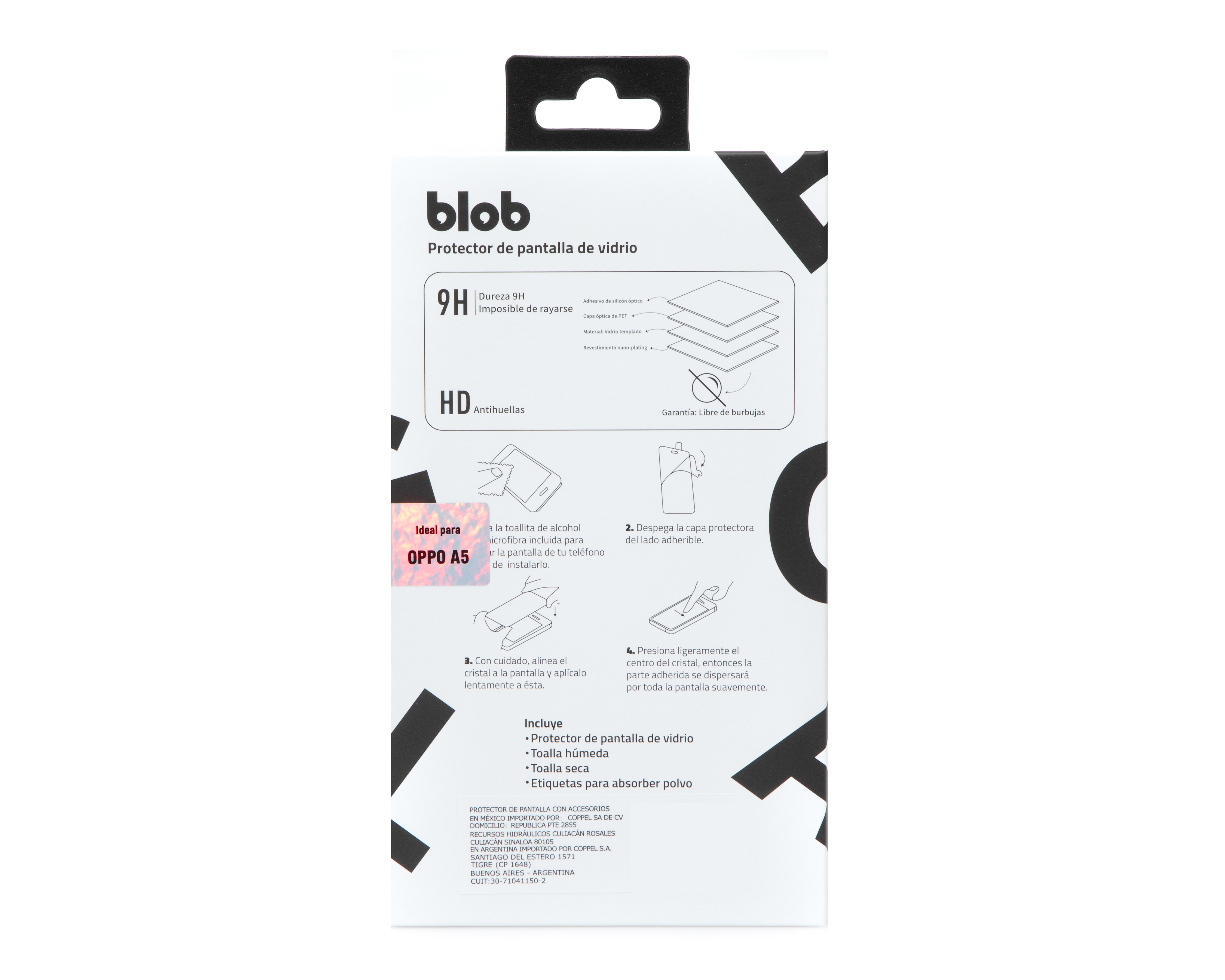 Foto 3 pulgar | Foto 2 | Protector de Pantalla de Vidrio Templado Blob para OPPO A5