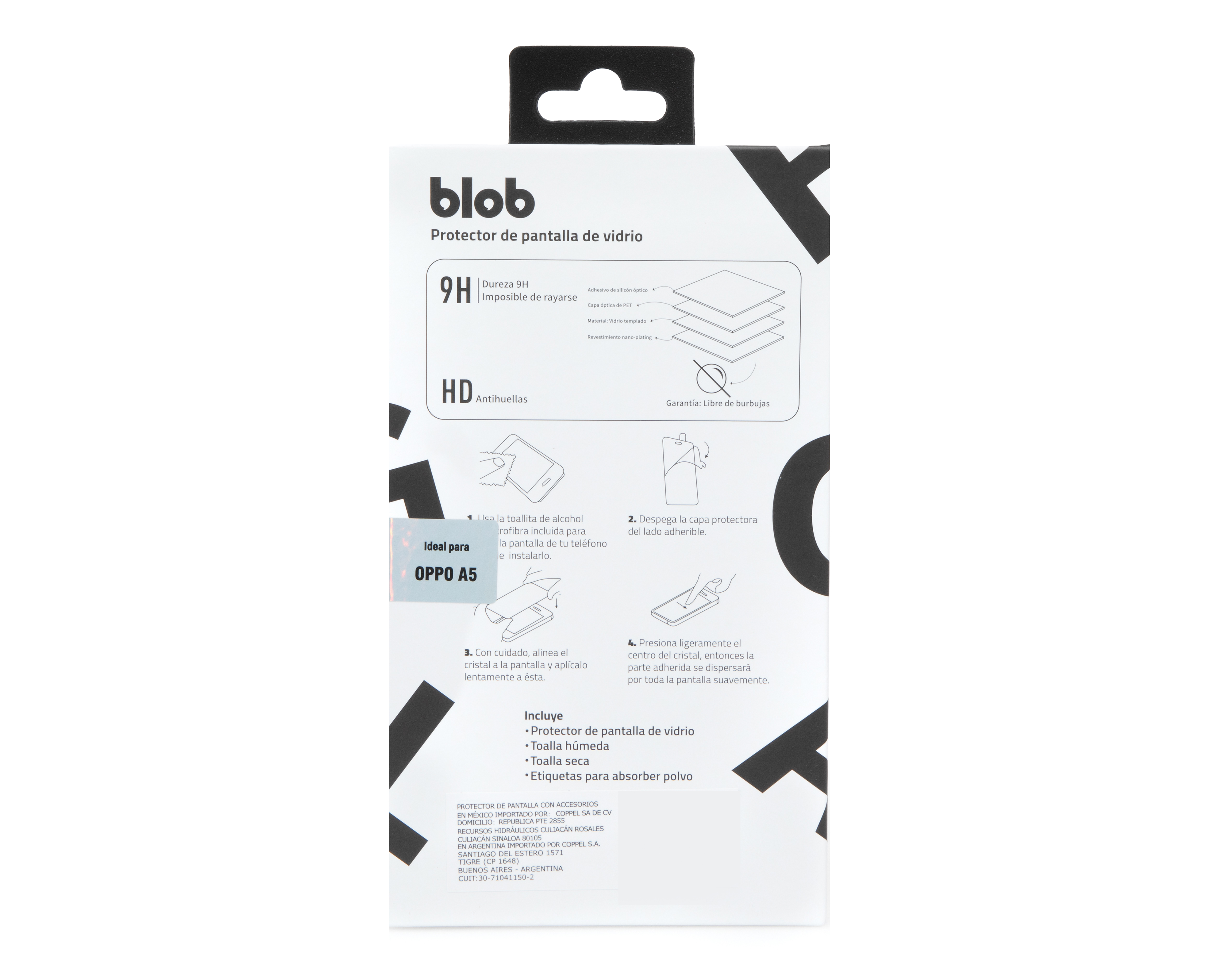 Foto 3 pulgar | Foto 2 | Protector de Pantalla de Vidrio Templado Blob para OPPO A5