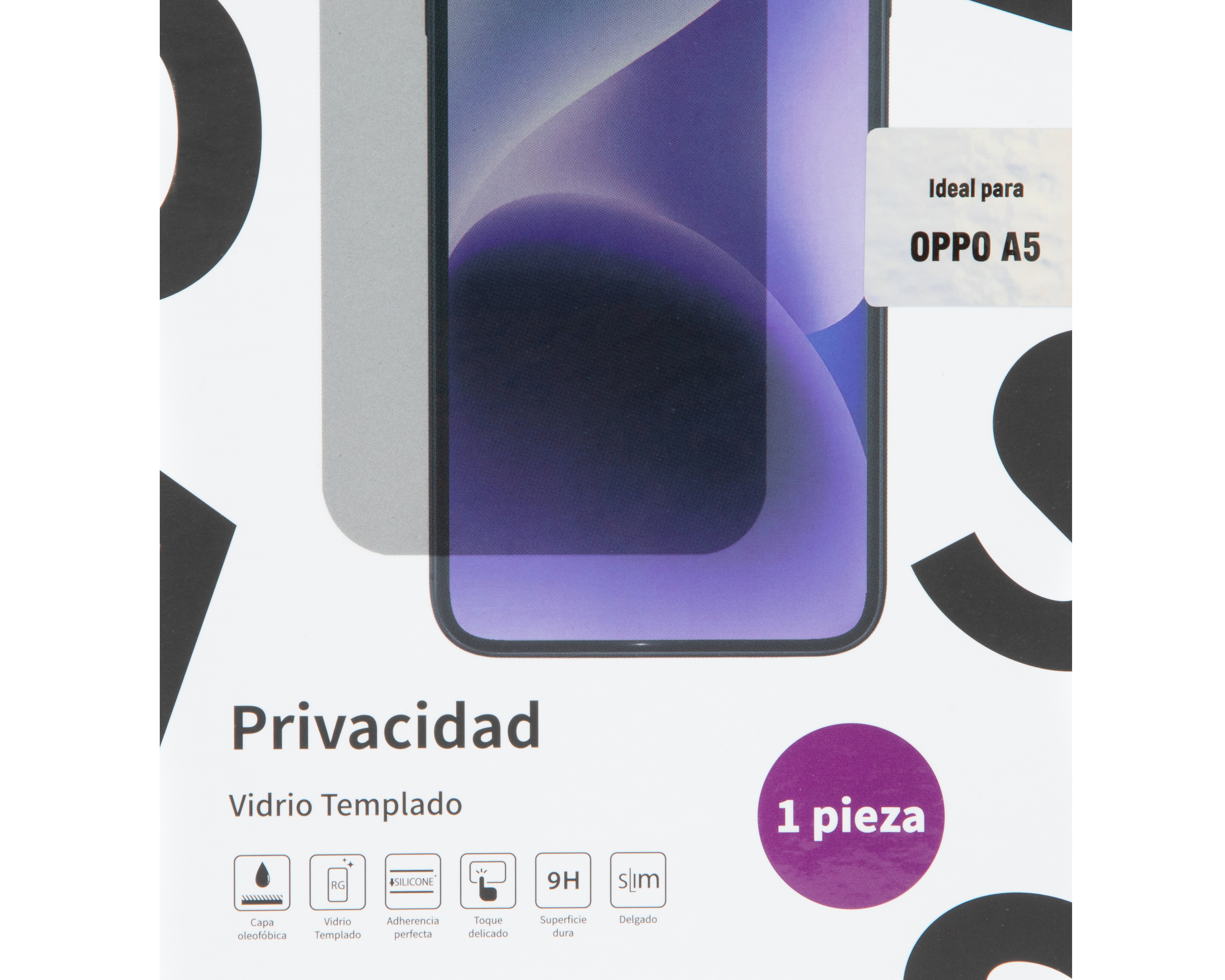 Foto 3 | Foto 3 | Protector de Pantalla de Vidrio Templado Blob para OPPO A5