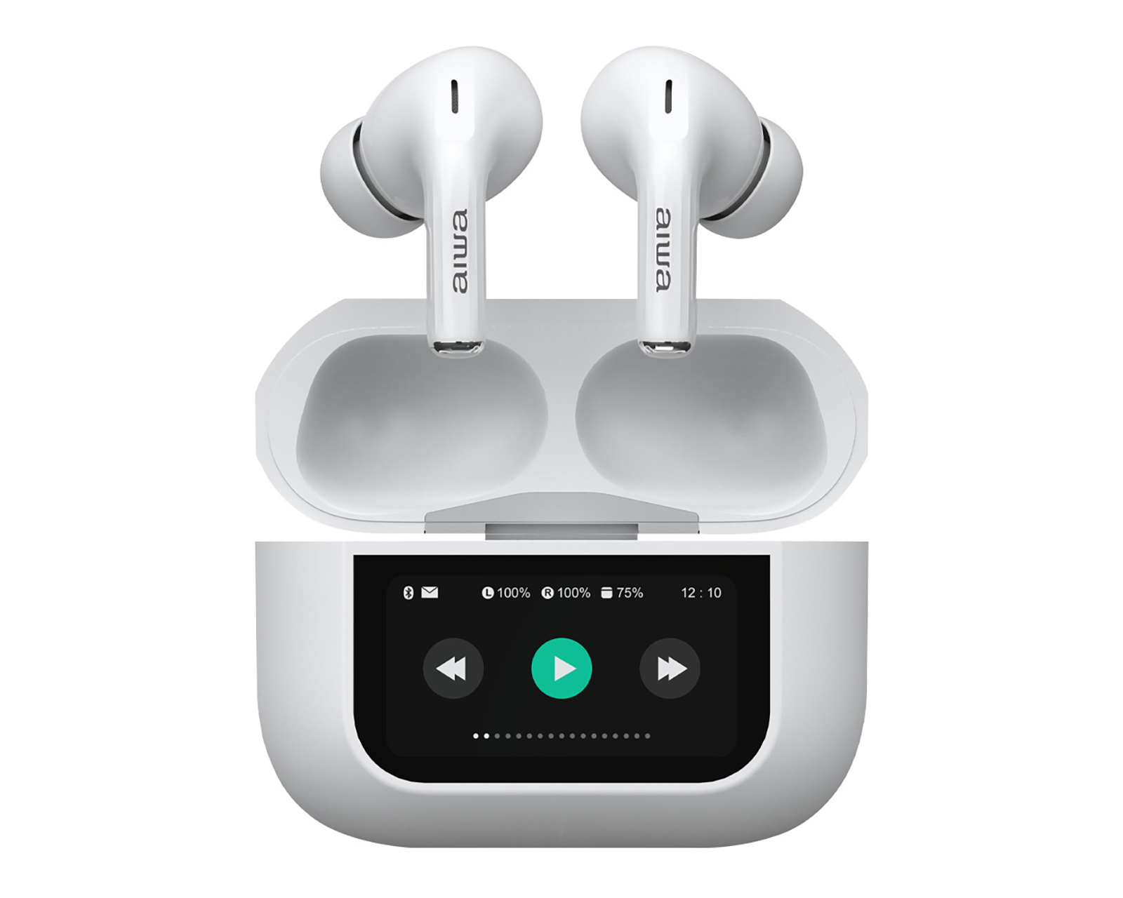 Audífonos True Wireless Aiwa AWTWSG50ANCB con Cancelación de Ruido