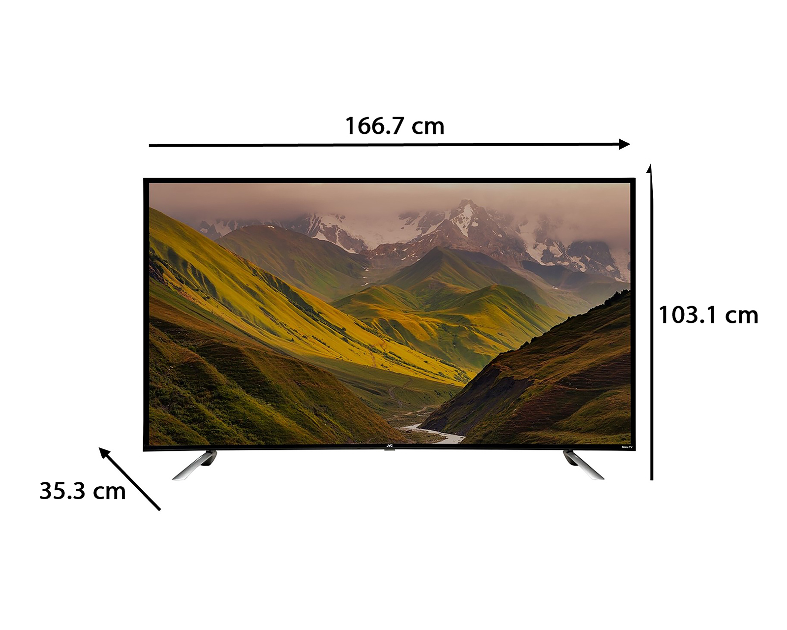 Foto 4 | Foto 4 | Pantalla Smart TV JVC QLED 75 pulgadas UHD 4K SI75QRF