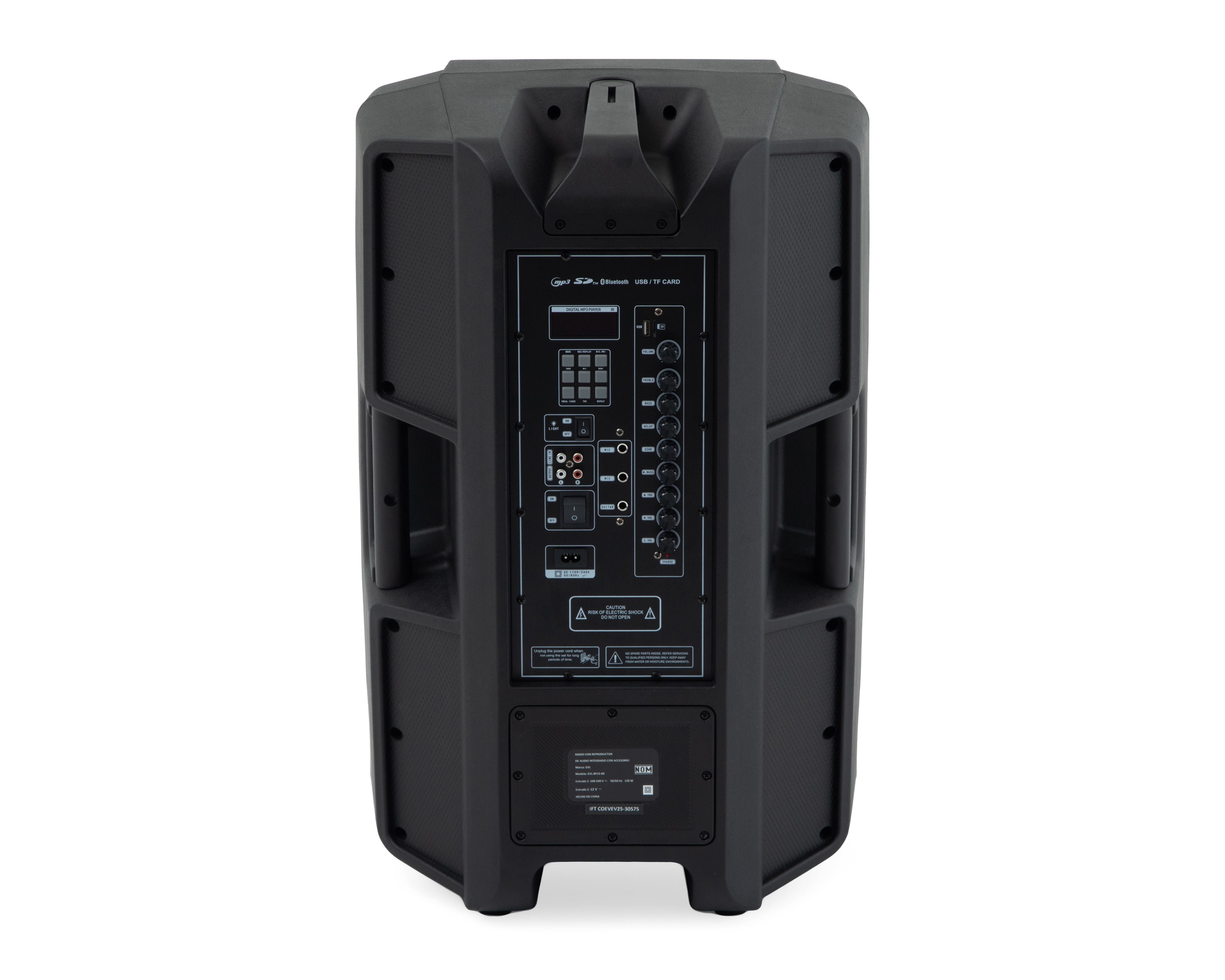 Foto 5 pulgar | Foto 4 | Bocina Bluetooth EVL BF15-04 80 W con Micrófono