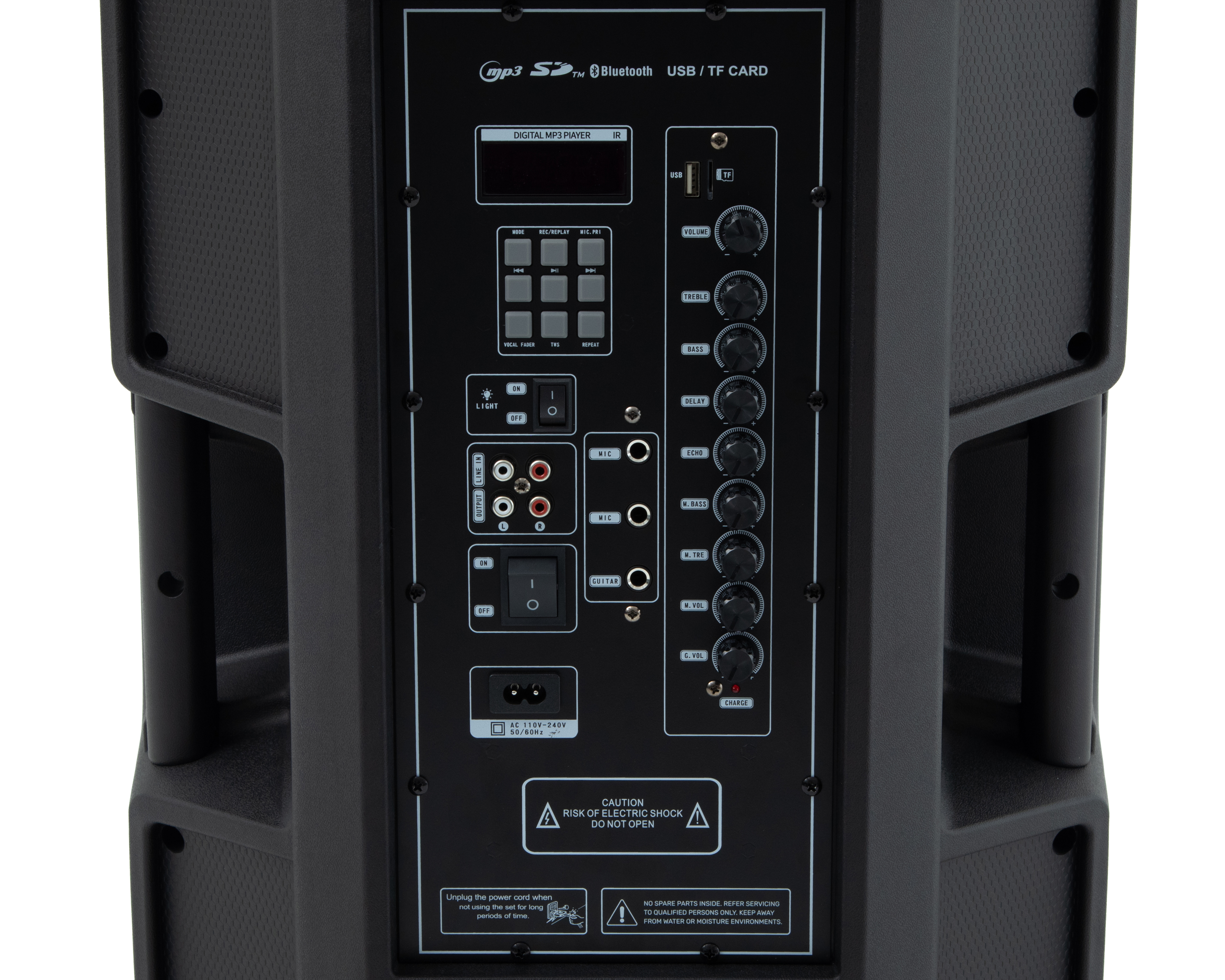 Foto 5 | Foto 5 | Bocina Bluetooth EVL BF15-04 80 W con Micrófono