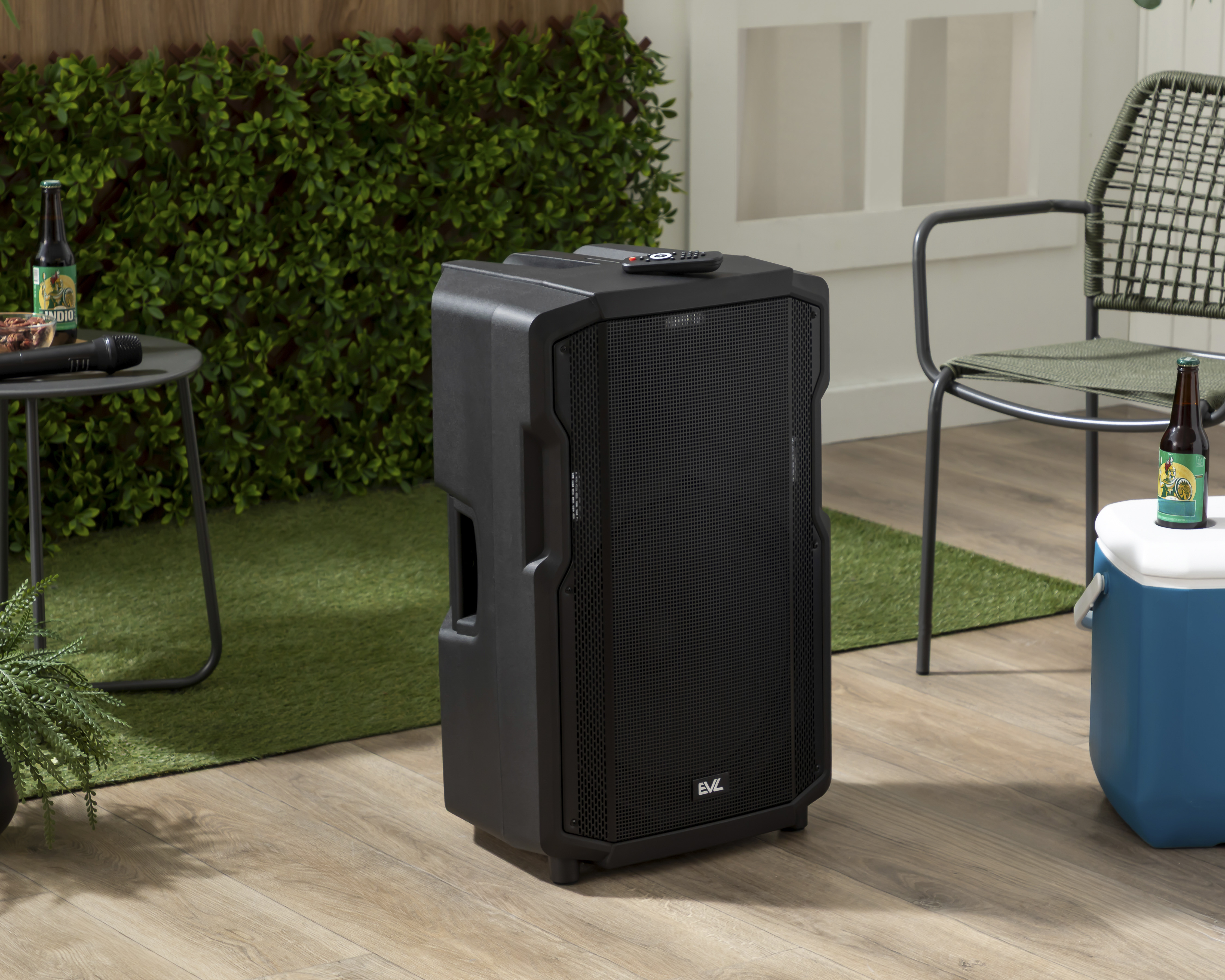 Foto 7 | Foto 7 | Bocina Bluetooth EVL BF15-04 80 W con Micrófono