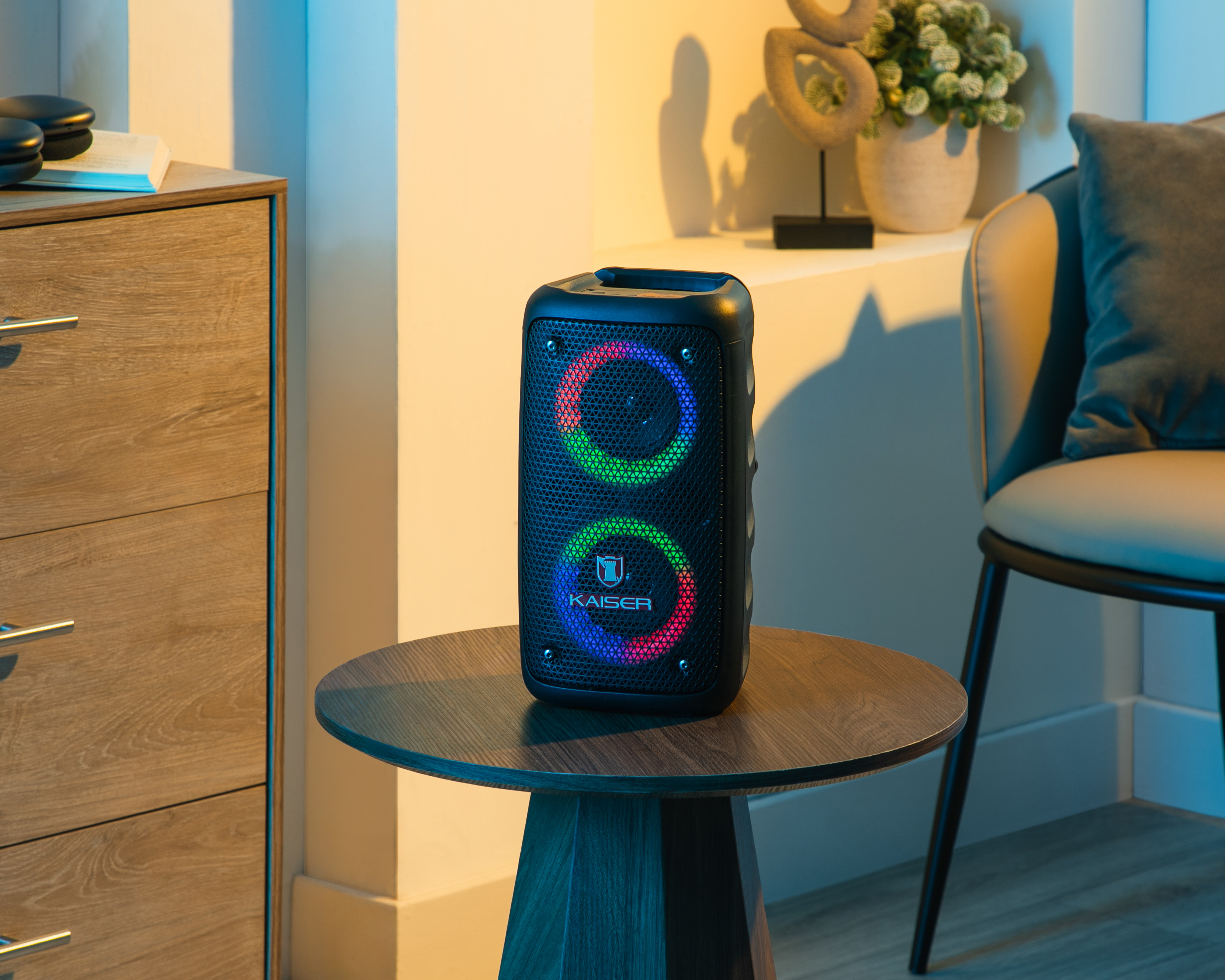 Foto 8 pulgar | Foto 7 | Bocina Bluetooth Kaiser KSW-5003 10 W con Luces Led