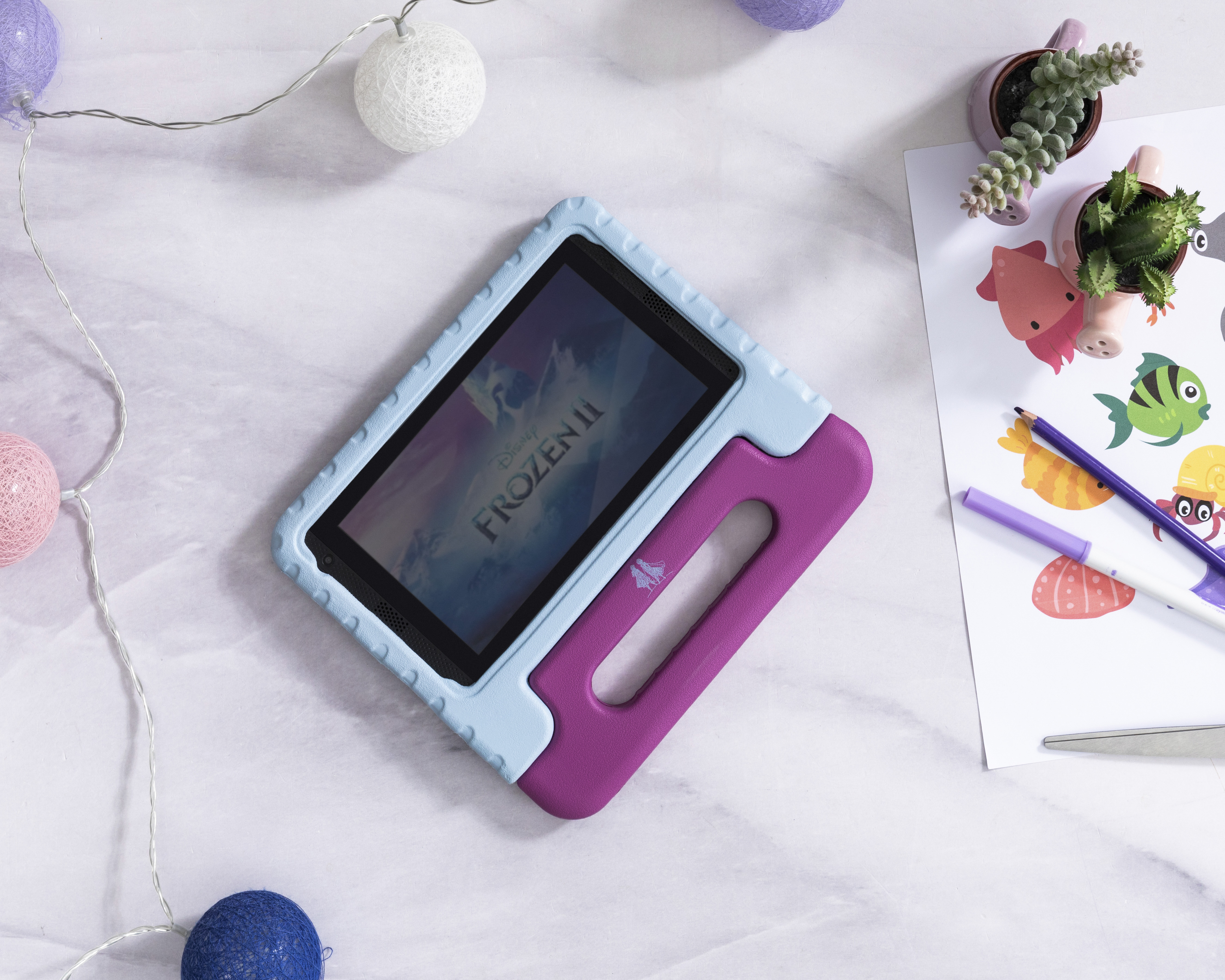 Foto 8 pulgar | Foto 7 | Tablet Kempler & Strauss Frozen 2 7" 16 GB Wi-Fi Android 2 GB RAM Gris