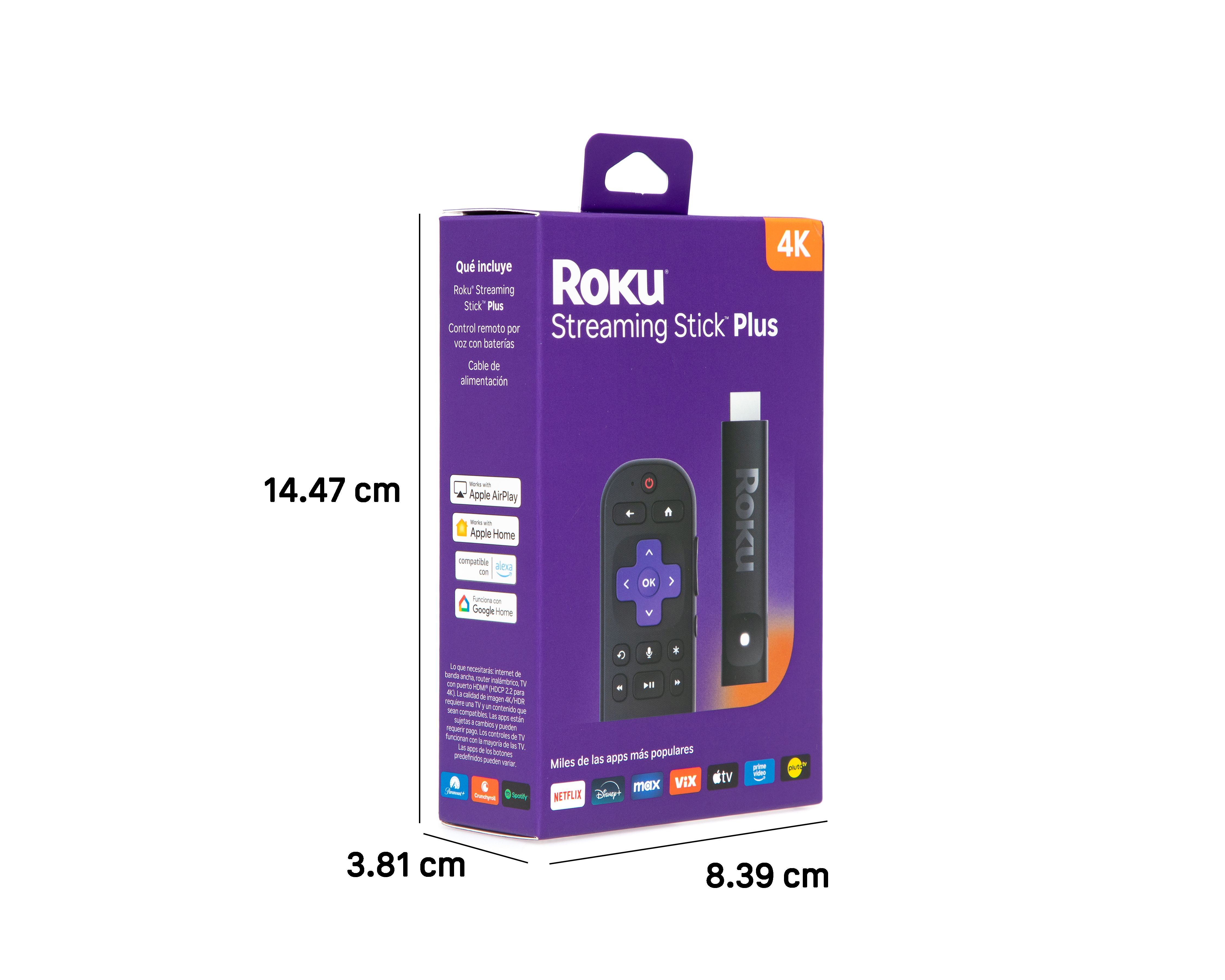 Foto 6 | Foto 6 | Roku Streaming Stick Plus 4K con Control con Comando de Voz