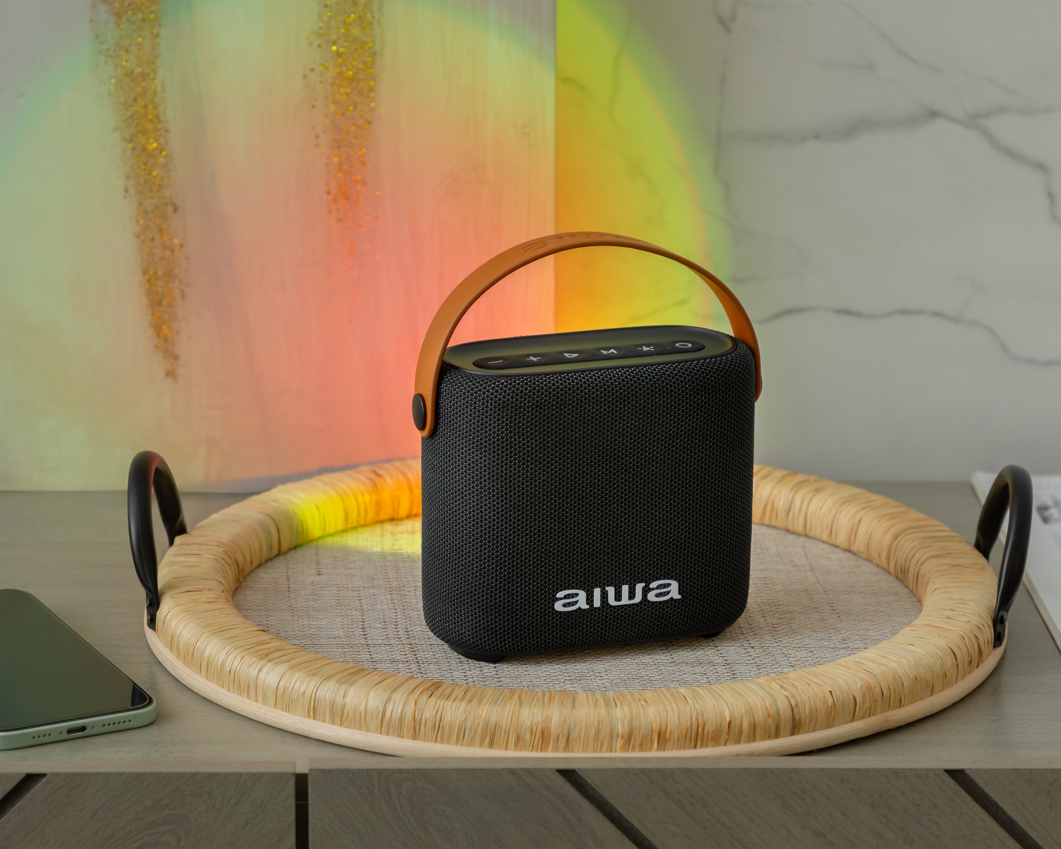 Foto 8 pulgar | Foto 7 | Bocina Bluetooth Aiwa AWS70BTB 7 W Portátil