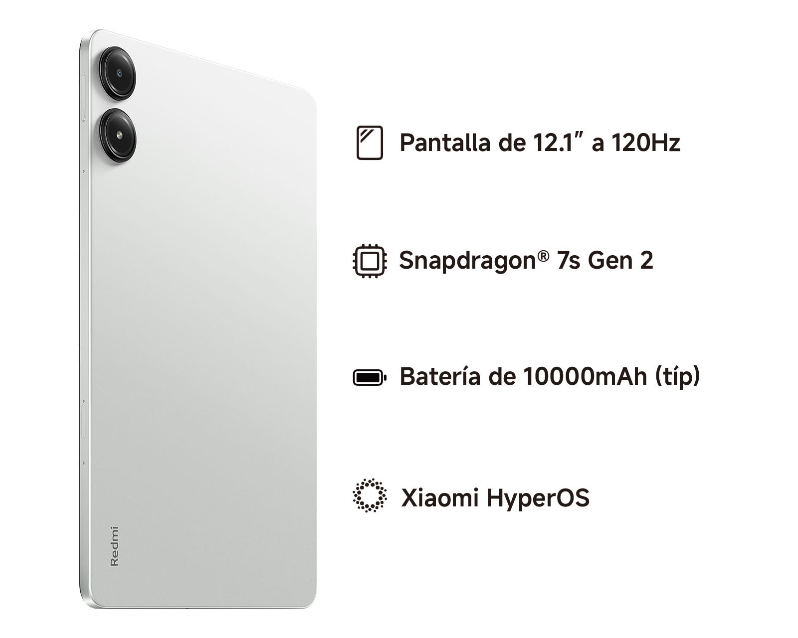 Foto 8 pulgar | Foto 7 | Tablet Xiaomi Redmi Pad Pro N83 12.1 Pulgadas 256 GB 8 GB RAM