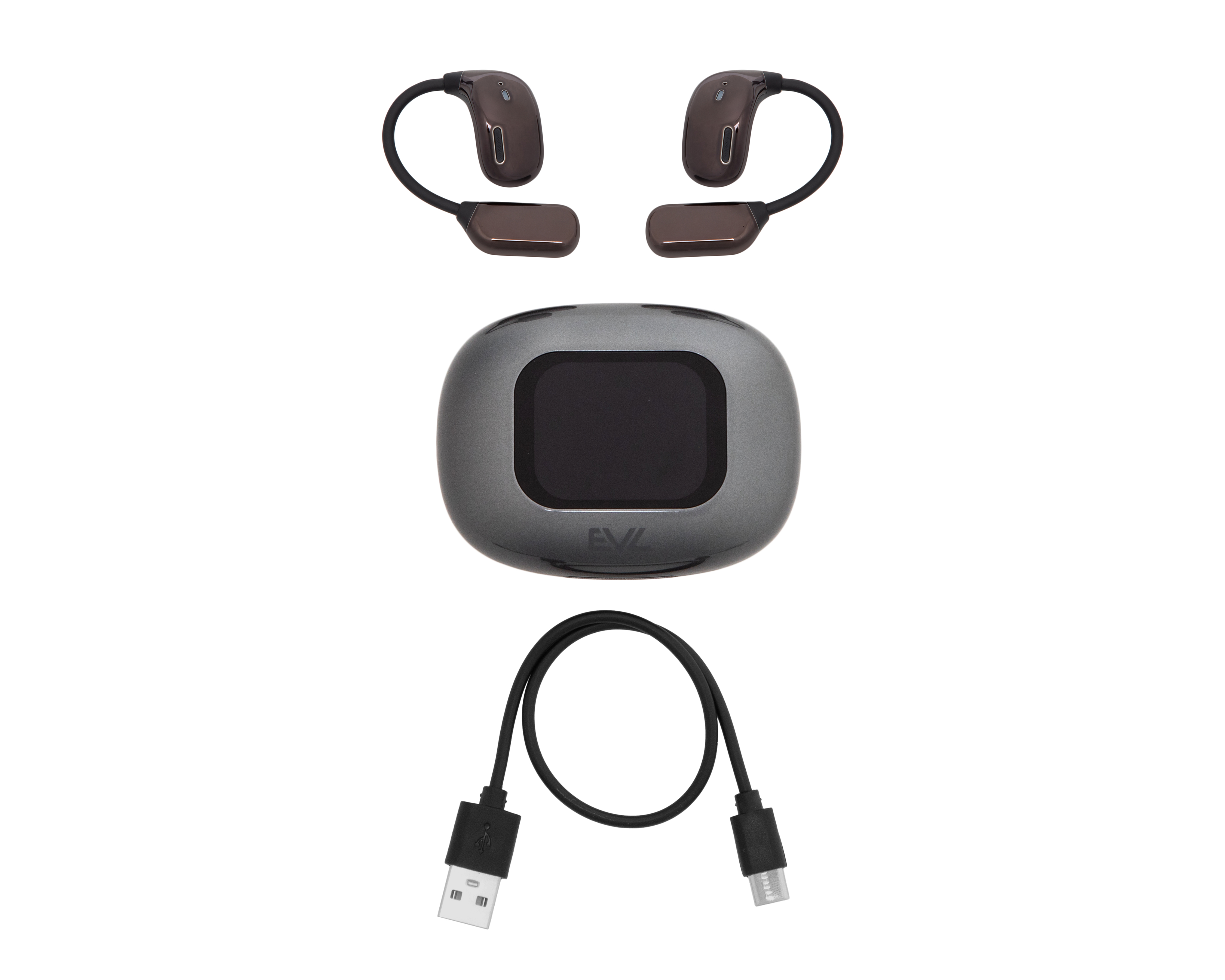 Foto 3 | Foto 3 | Audífonos True Wireless EVL TW-004 con Pantalla Táctil