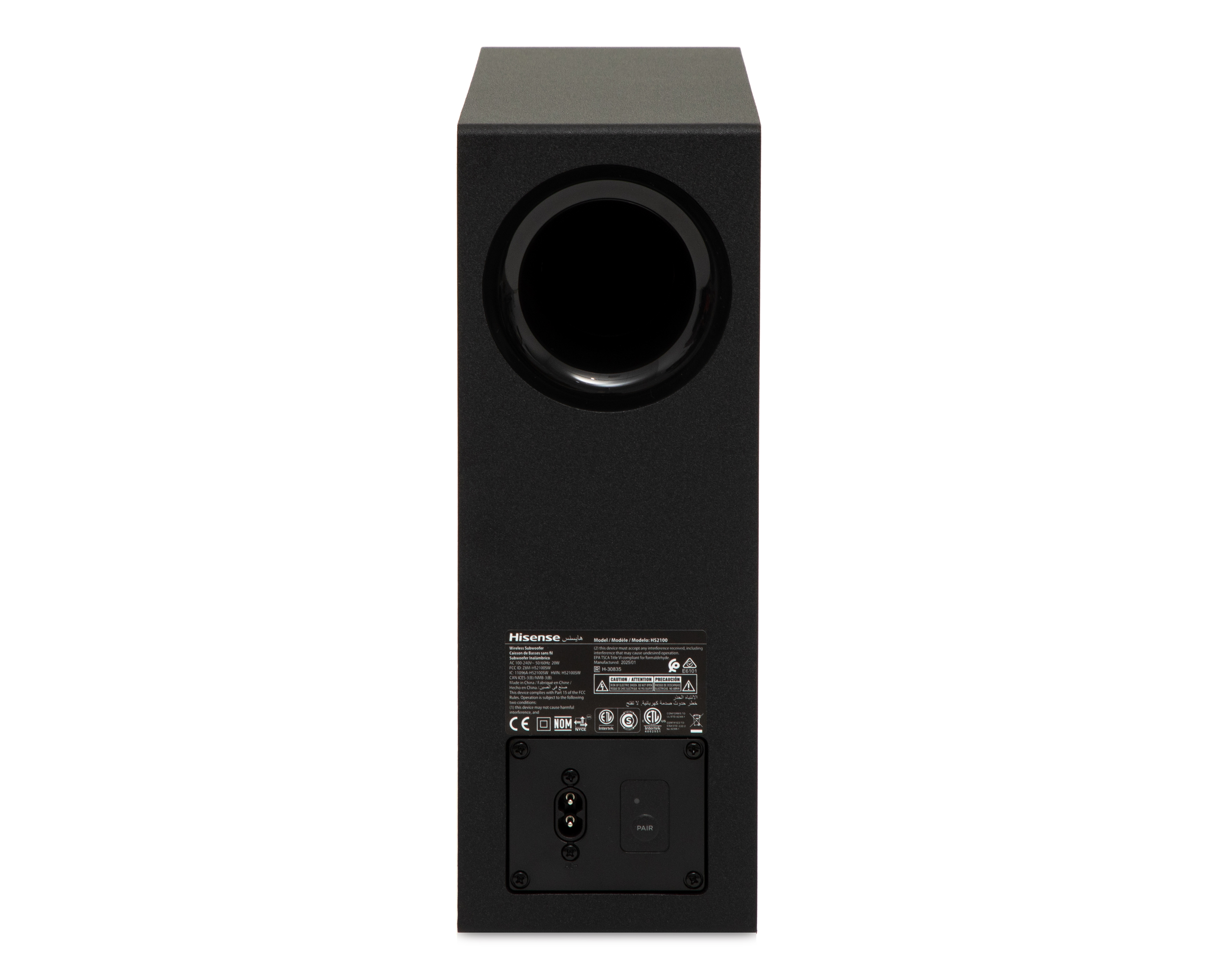 Foto 7 pulgar | Foto 6 | Barra de Sonido Hisense HS2100 con Subwoofer