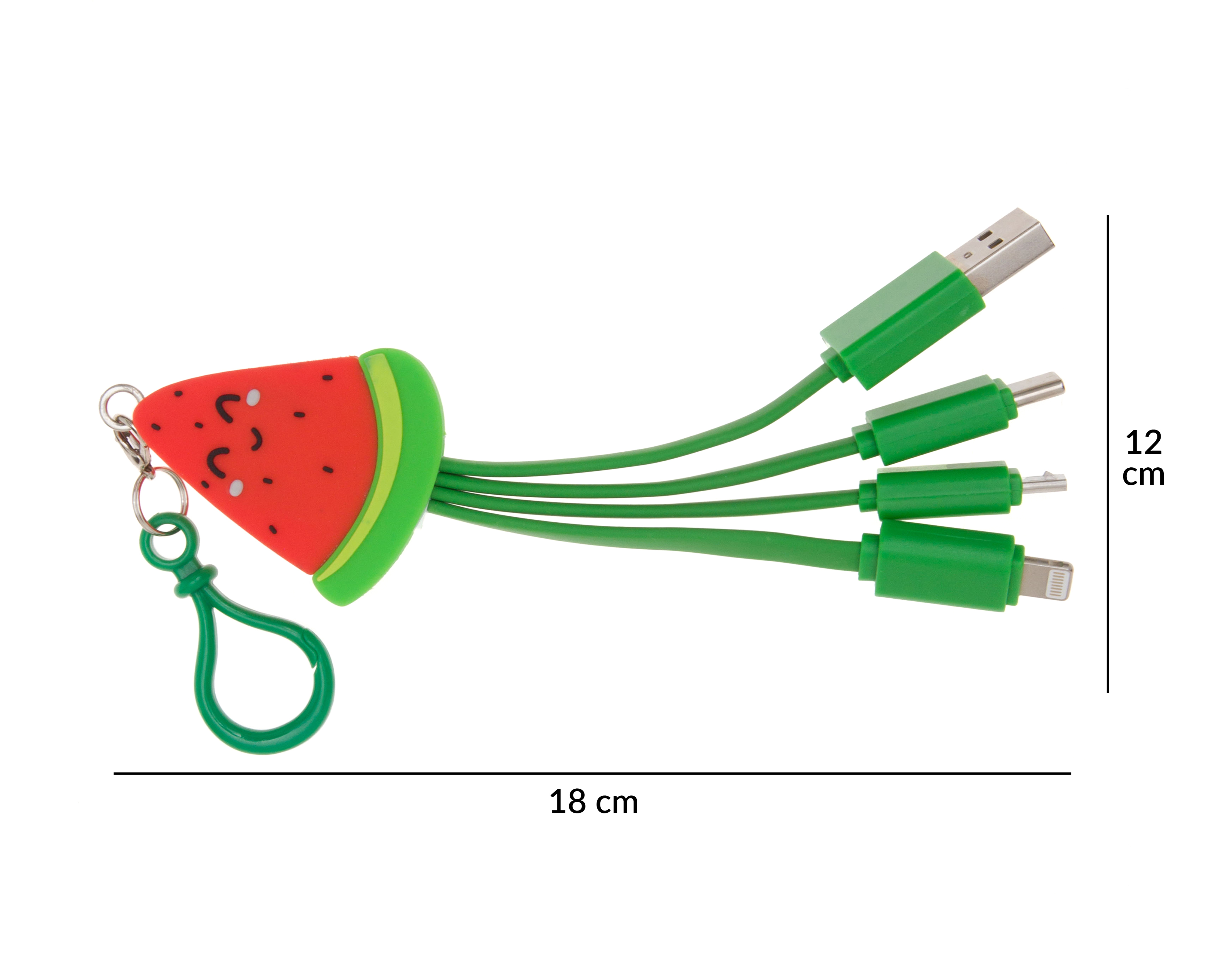 Foto 5 pulgar | Foto 4 | Cable Universal 3 en 1 Blob Sandía