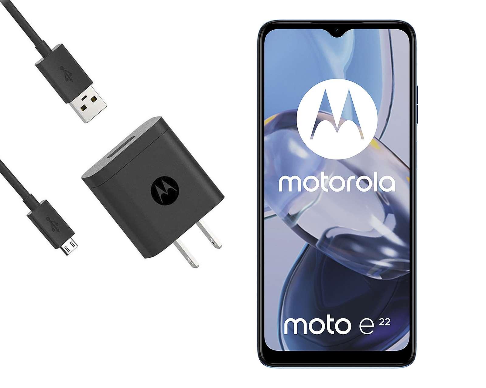 Foto 6 | Foto 7 | Celular Motorola Liberado Moto E22 64 GB Azul