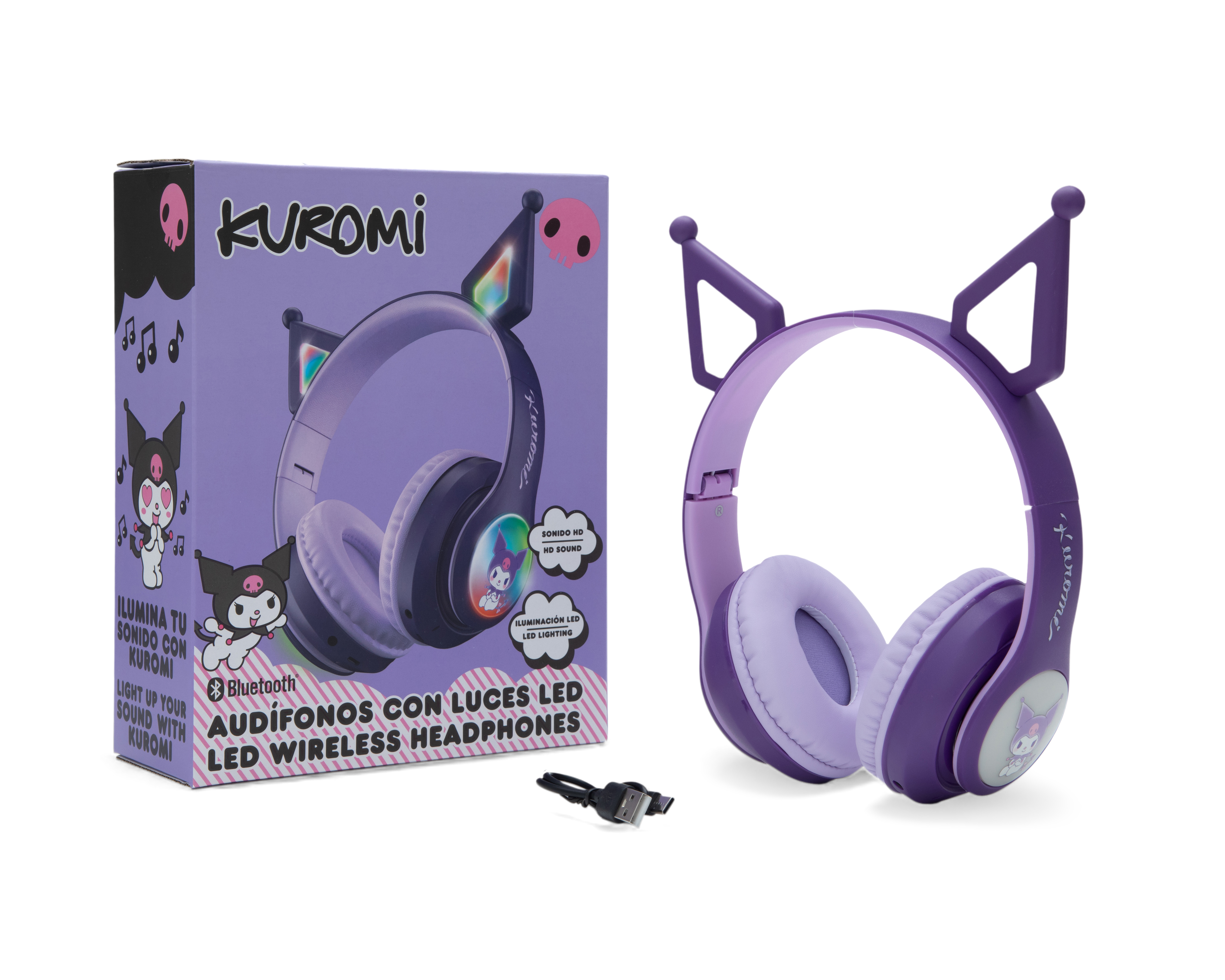 Foto 5 pulgar | Foto 4 | Audífonos de Diadema Inalámbricos Sanrio KULEDBTHP1-CPL Bluetooth