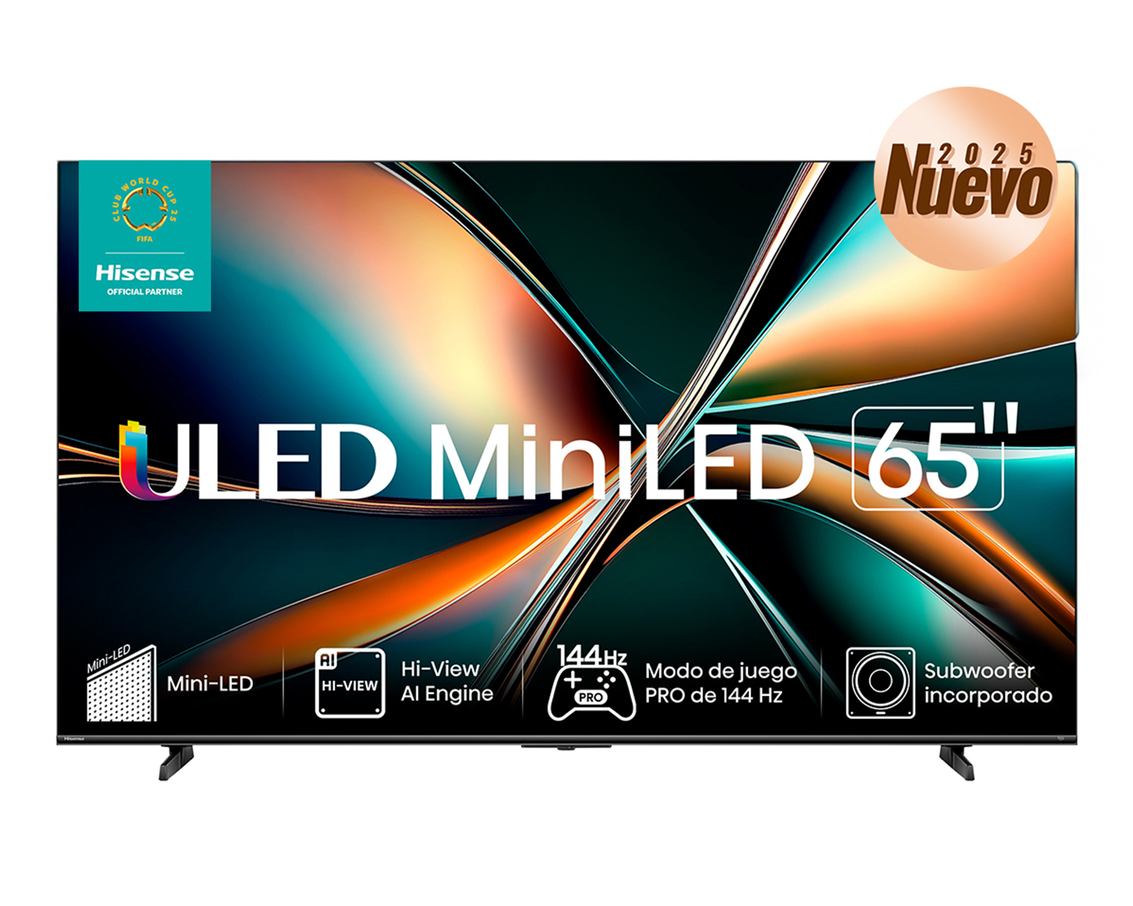 Pantalla Smart TV Hisense Uled Quantum Dot 65 Pulgadas 4K 65U7QG