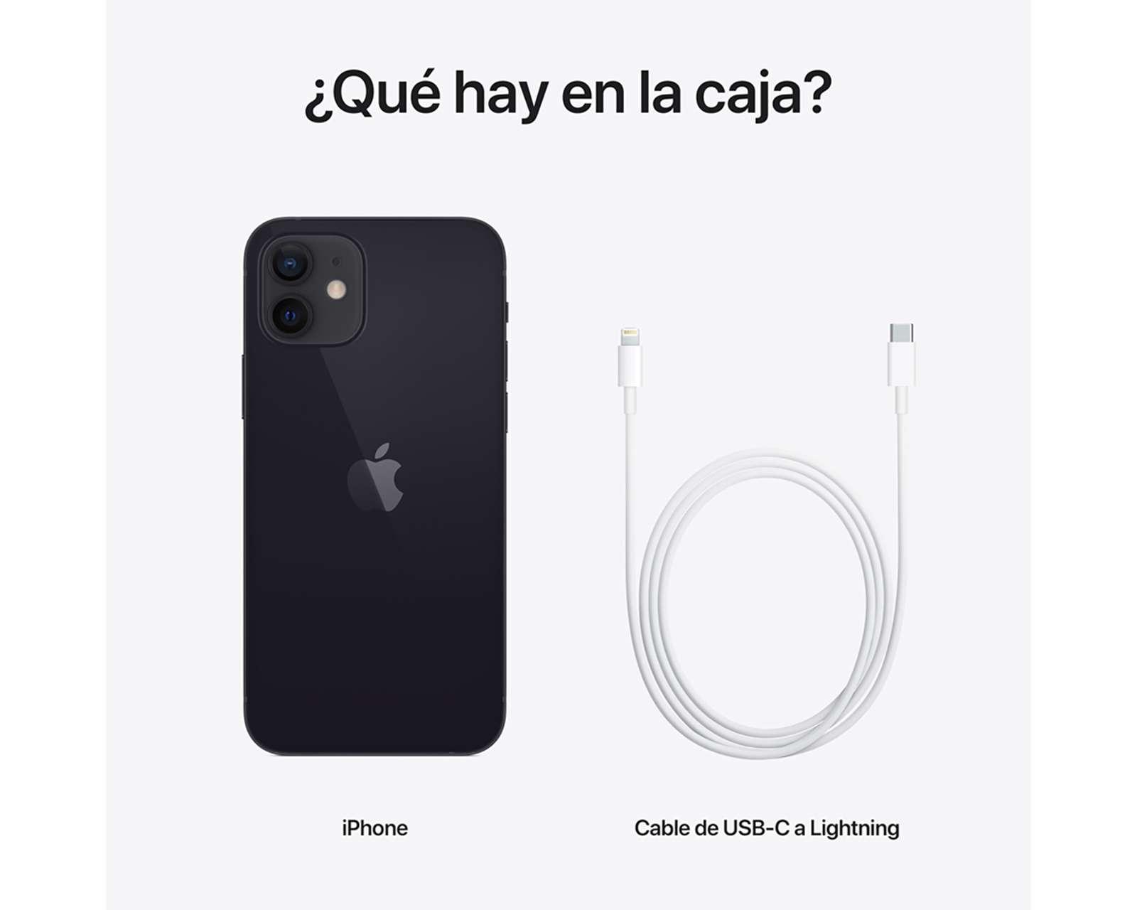 Foto 7 pulgar | Foto 6 | Telcel Apple iPhone 12 128 GB Black