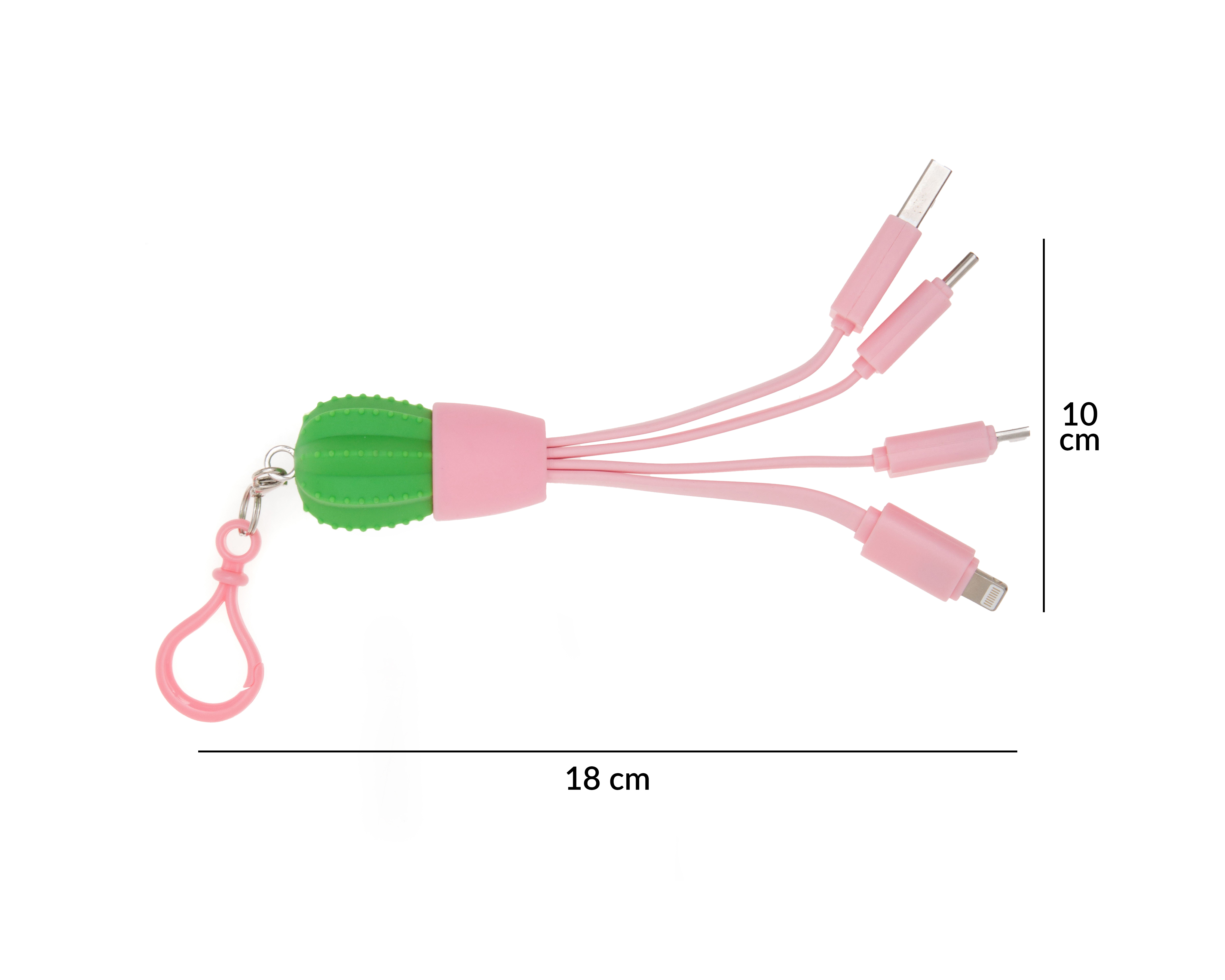 Foto 5 pulgar | Foto 4 | Cable Universal 3 en 1 Blob Cactus