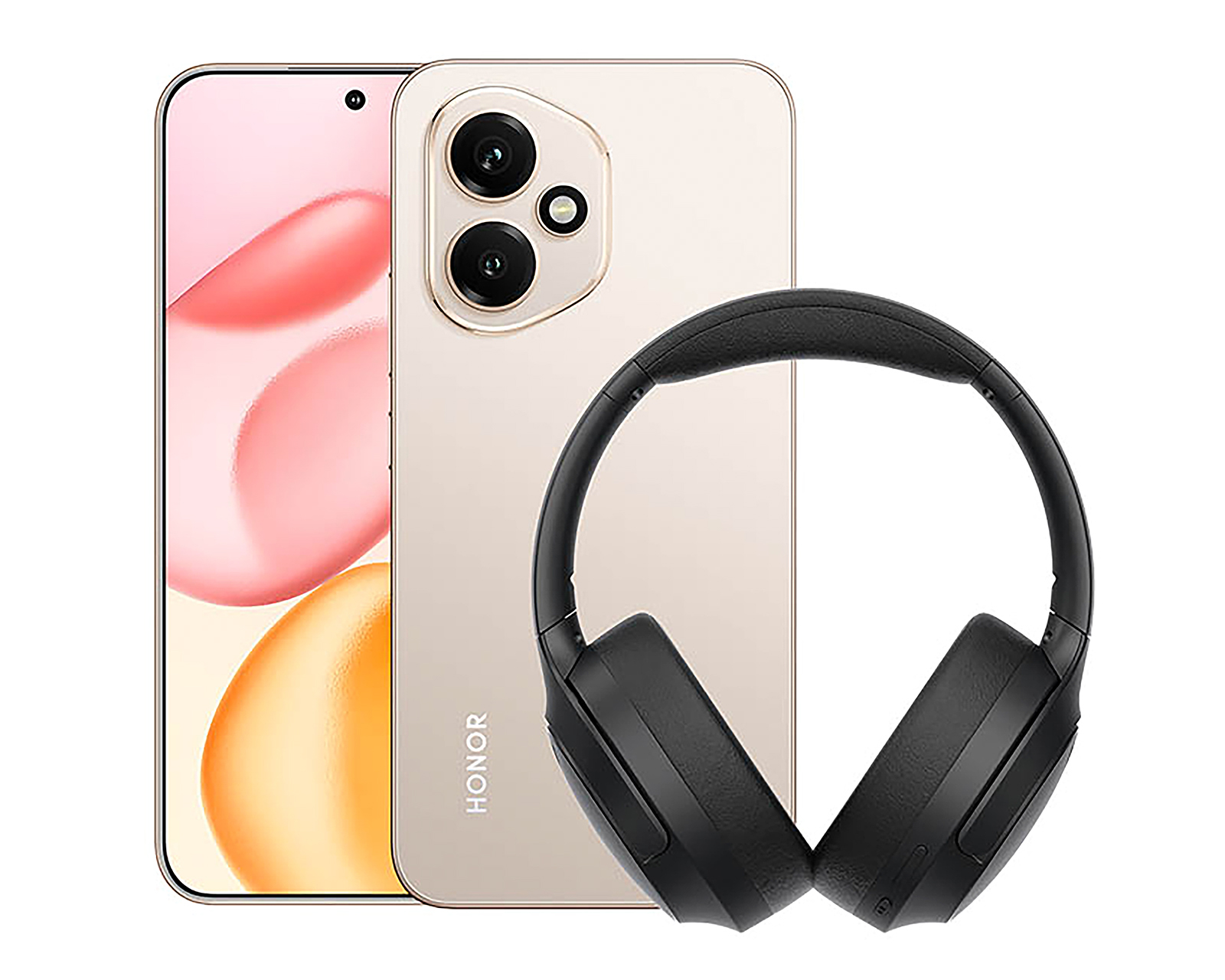Foto 2 pulgar | Foto 1 | Celular Honor 400 Liberado 512 GB Dorado + Audífonos