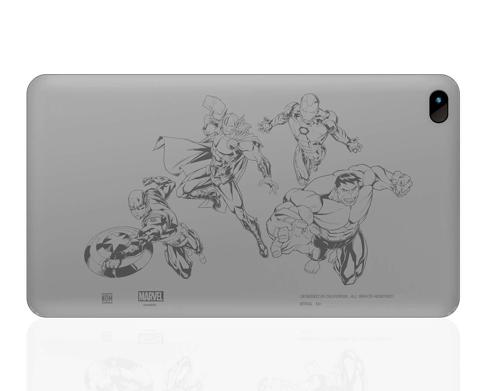 Foto 4 pulgar | Foto 3 | Tablet Kempler & Strauss Avengers 7" 16 GB Wifi Android 2 GB Plateada + Funda Protectora