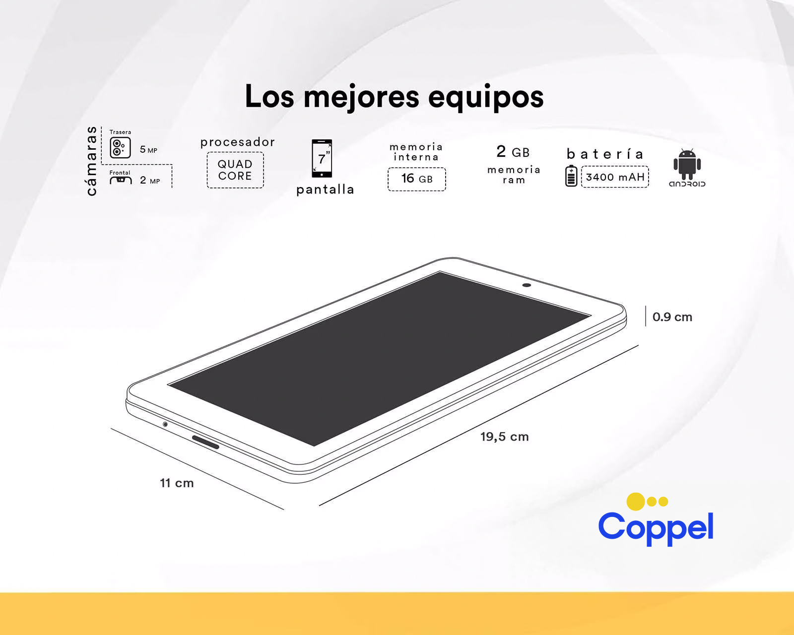 Foto 5 pulgar | Foto 4 | Tablet Kempler & Strauss Avengers 7" 16 GB Wifi Android 2 GB Plateada + Funda Protectora