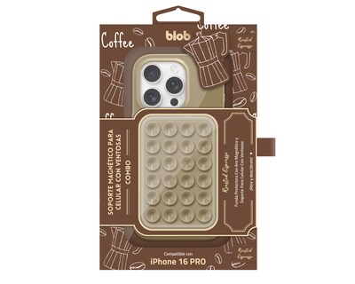 Foto 4 | Foto 4 | Funda de Policarbonato Blob para Iphone 16 Pro con Soporte Magnético