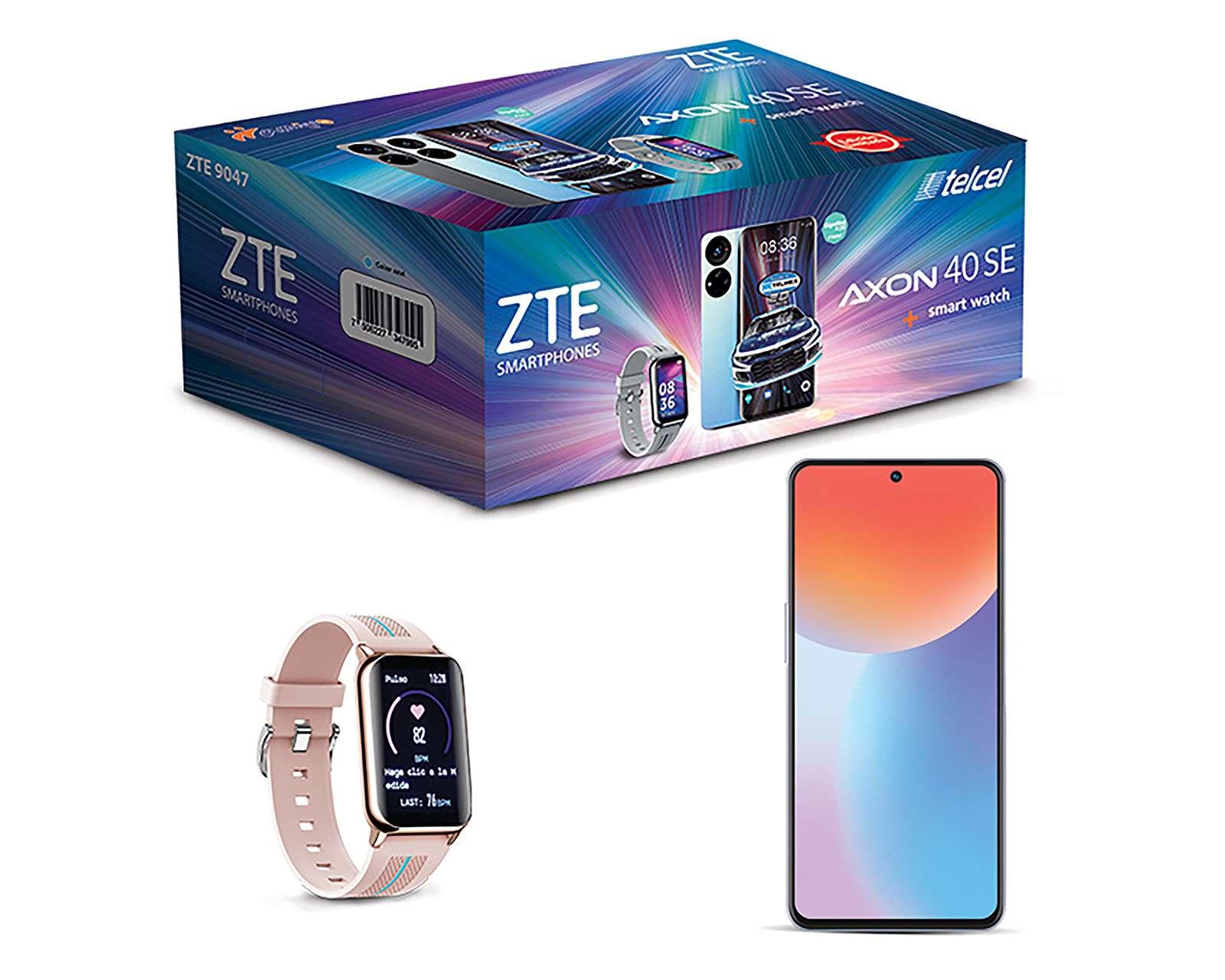 Foto 7 | Foto 7 | Telcel ZTE Axon 40 SE Bundle 128 GB Azul + Smartwatch