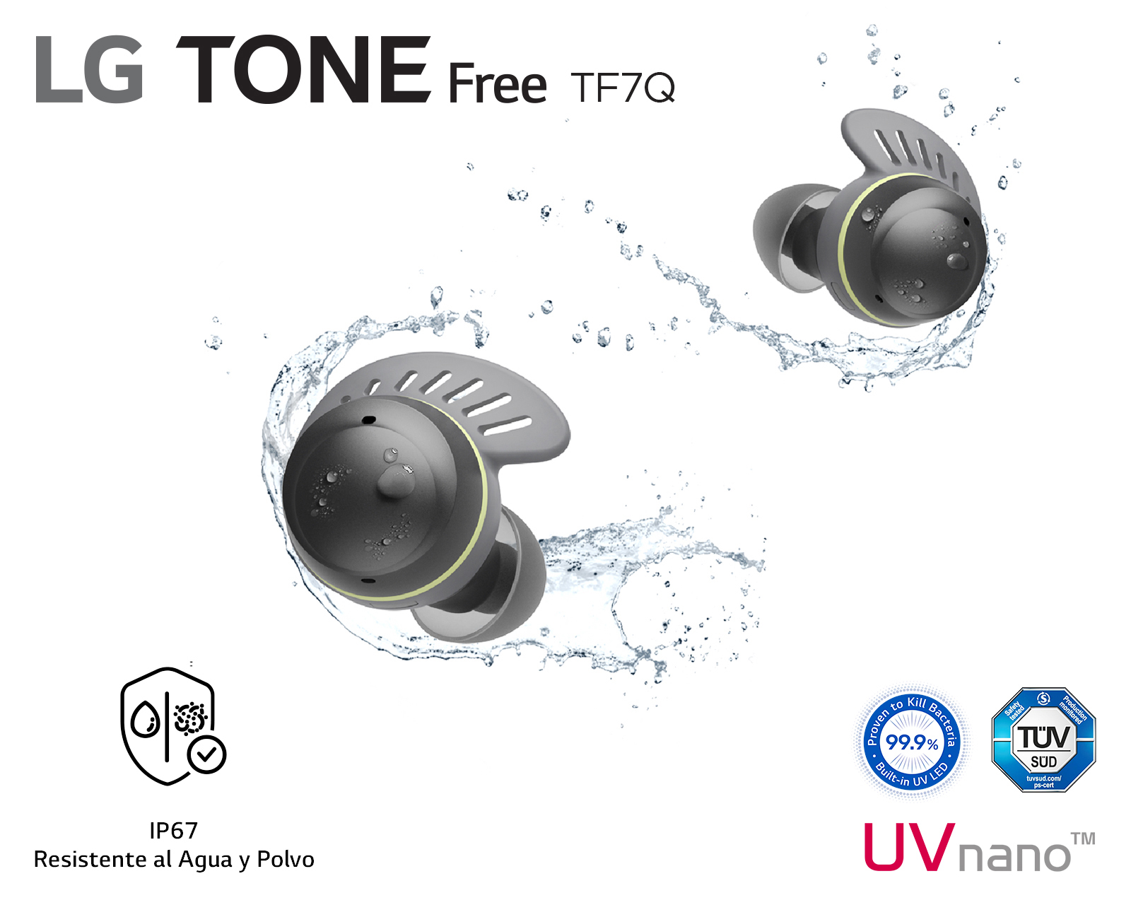 Foto 3 | Foto 2 | Audífonos True Wireless LG Cancelling Noise TONE-TF7Q
