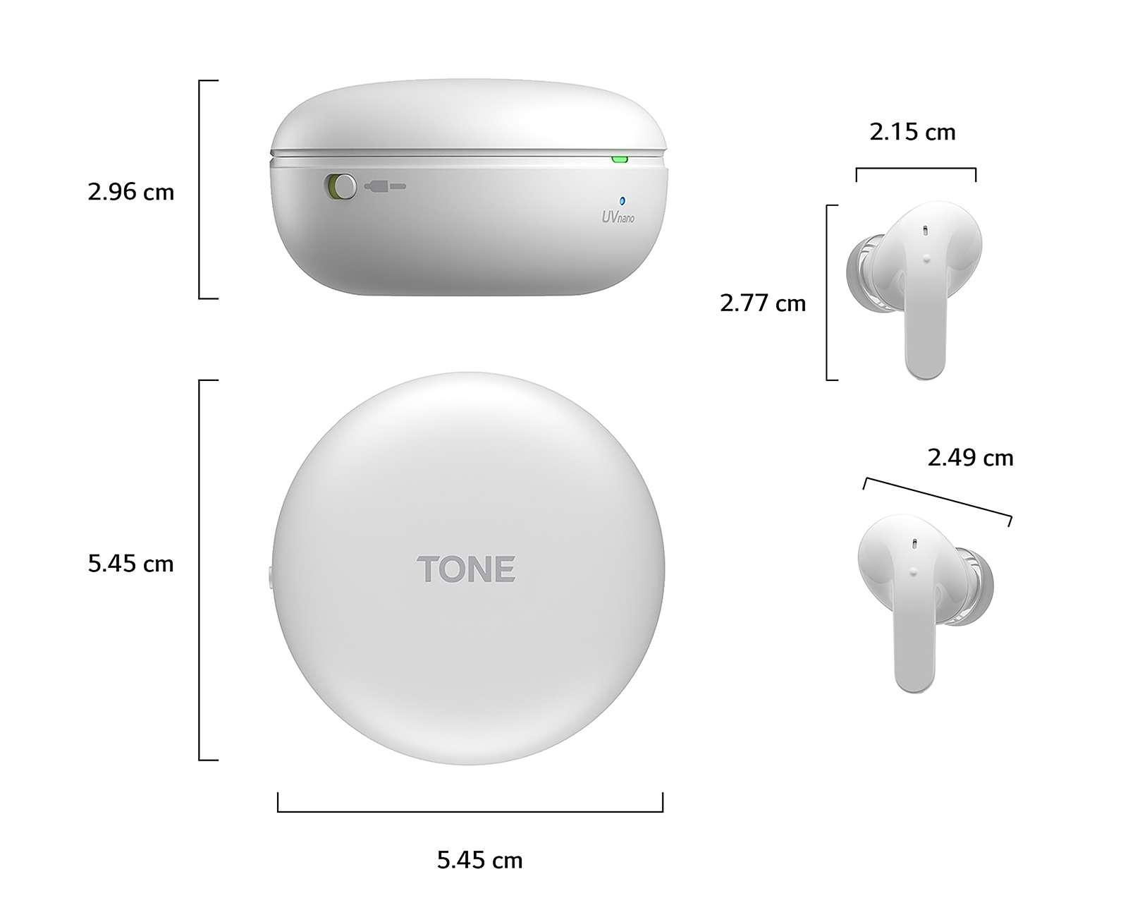 Foto 2 | Foto 10 | Audífonos True Wireless LG Cancelling Noise Tone-T90Q