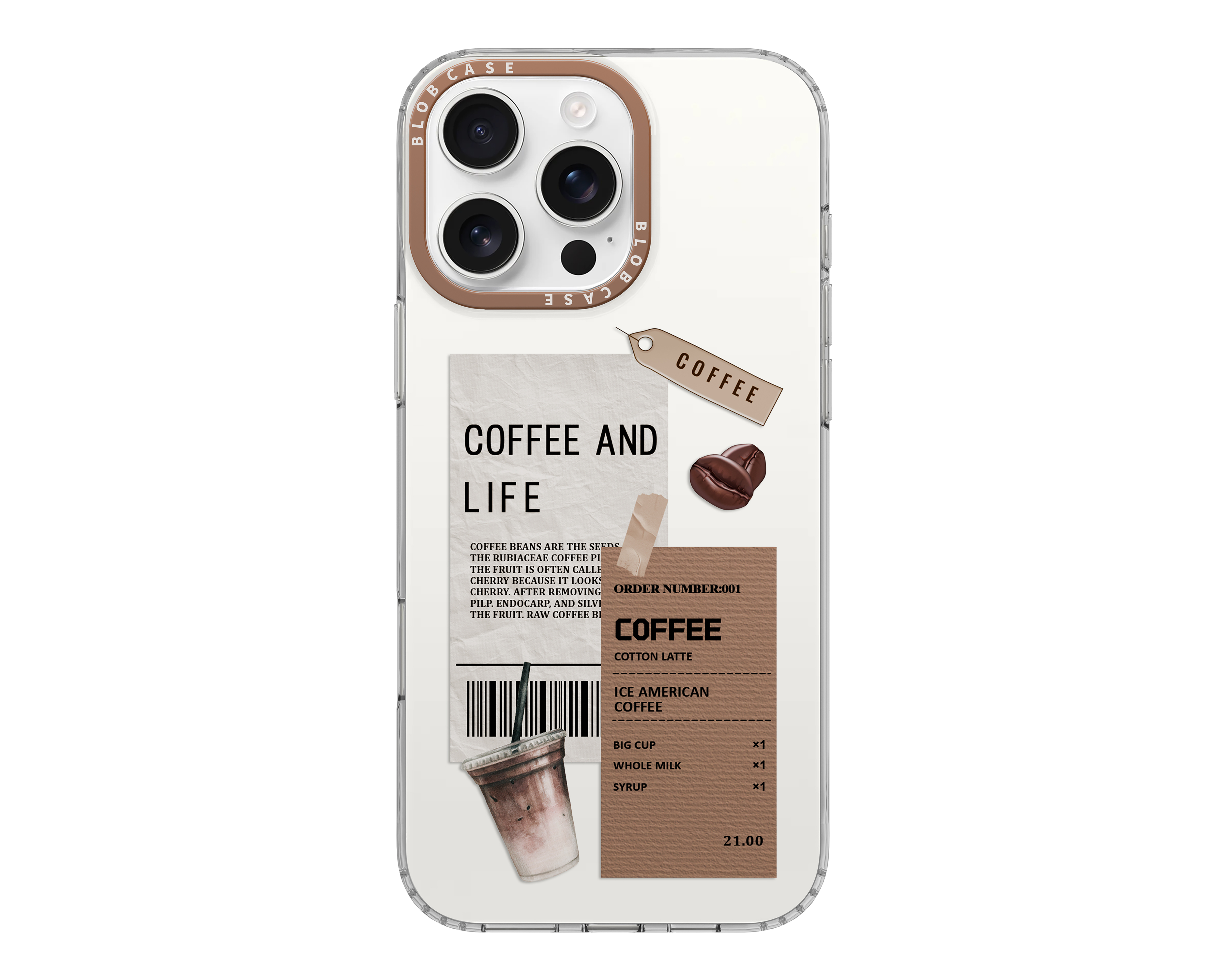 Funda Transparente Blob para iPhone 16 Pro Max