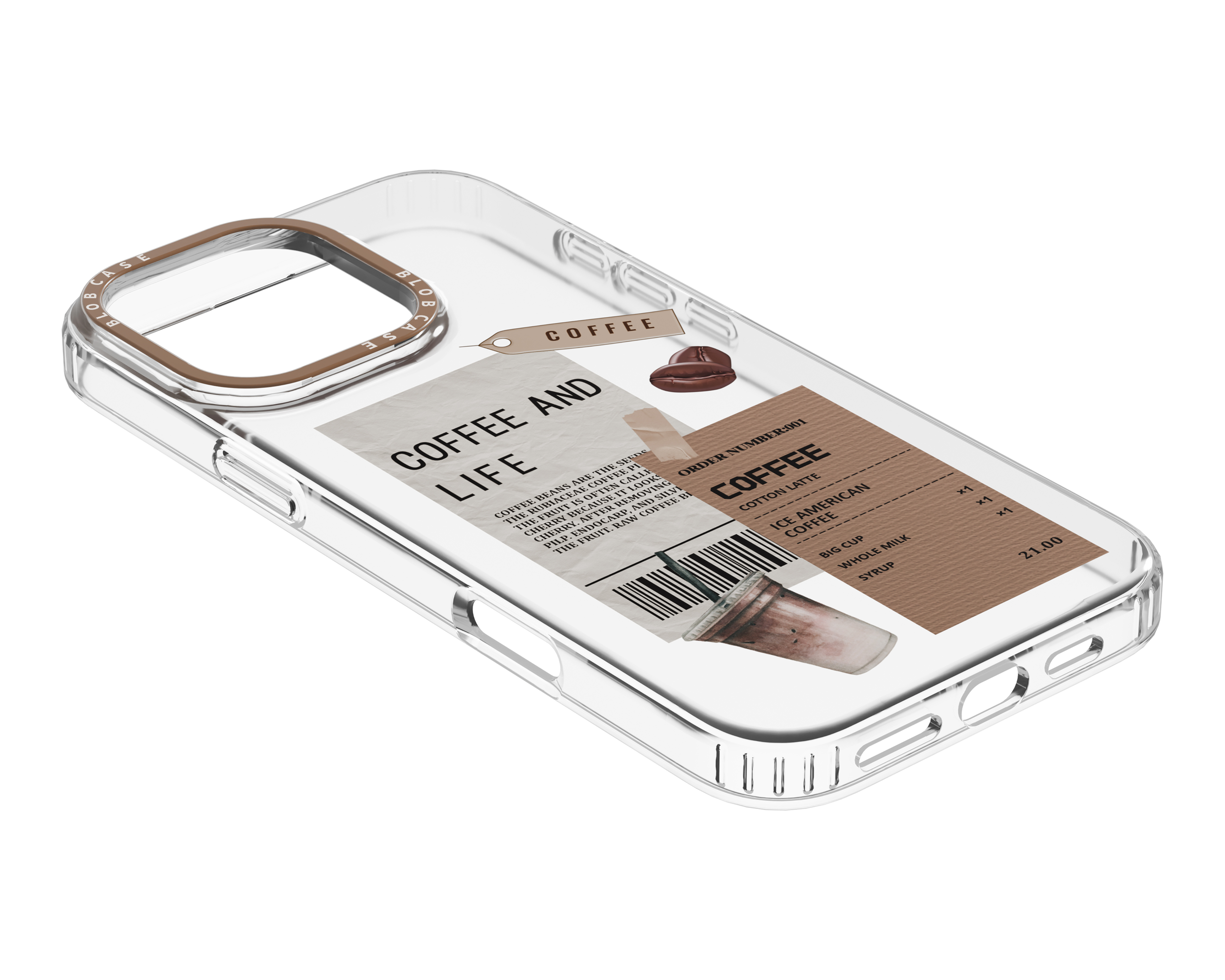 Foto 3 pulgar | Foto 2 | Funda Transparente Blob para iPhone 16 Pro Max