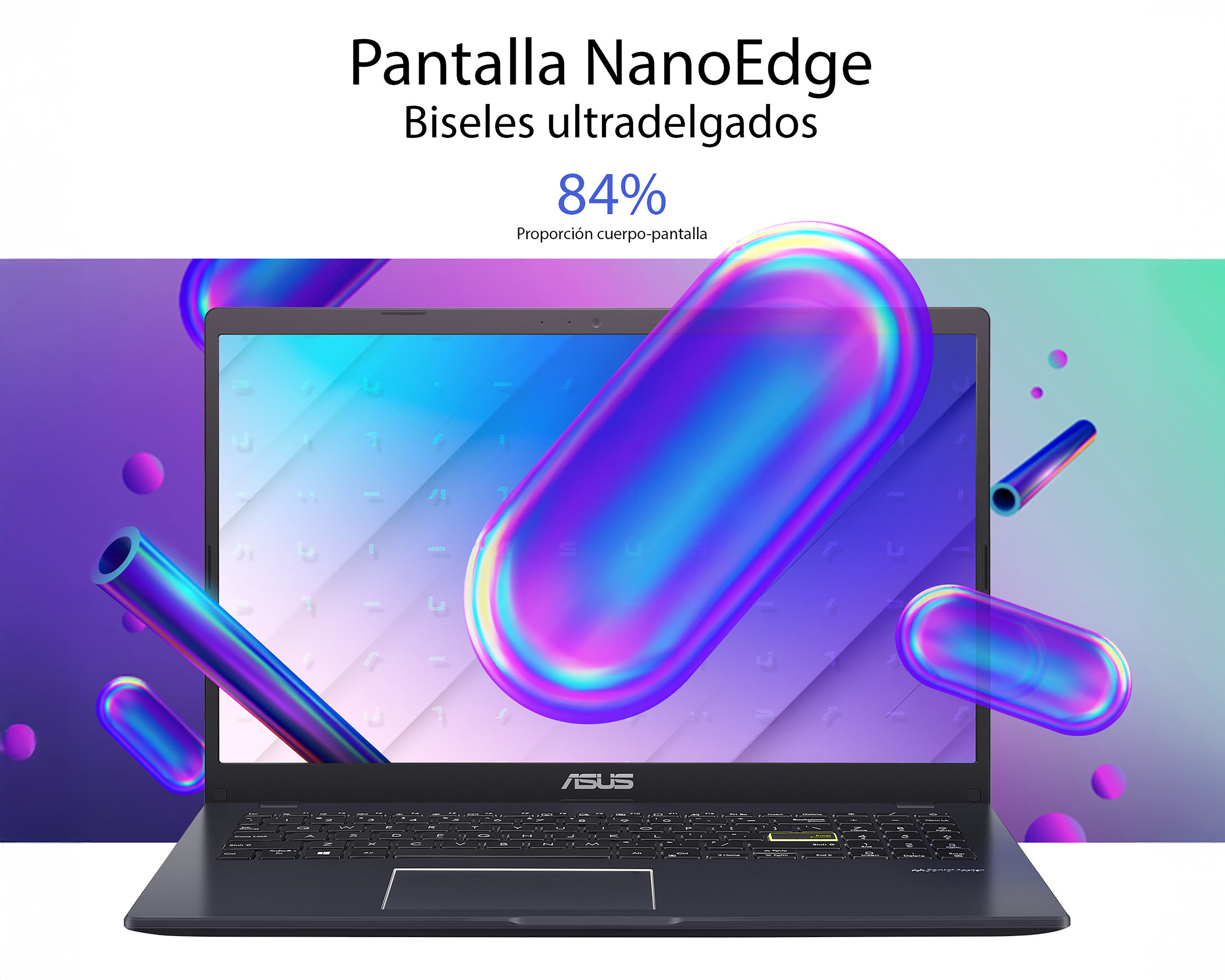 Foto 2 | Foto 2 | Laptop Asus Vivabook Go 15 15.6 Pulgadas Windows 11 Intel Celeron N4500 4 GB RAM 128 GB eMMG Azul con Maletín