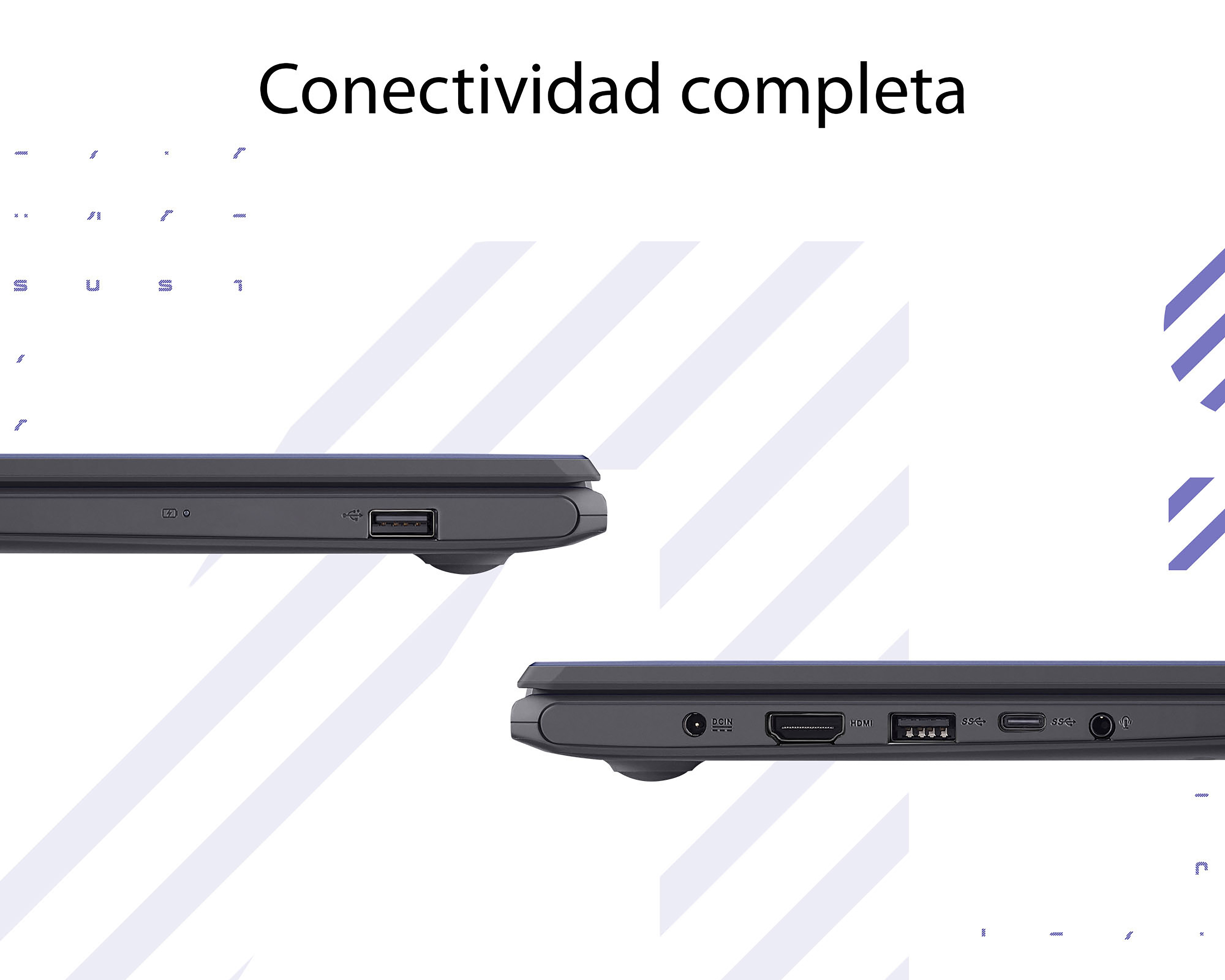 Foto 7 | Foto 7 | Laptop Asus Vivabook Go 15 15.6 Pulgadas Windows 11 Intel Celeron N4500 4 GB RAM 128 GB eMMG Azul con Maletín