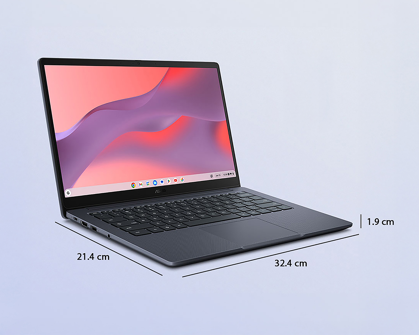 Foto 2 | Foto 10 | Laptop Asus CX1405CKA-C8G128-C1 14 Pulgadas Chrome OS Intel Celeron N4500 8 GB RAM 128 GB eMMC Gris