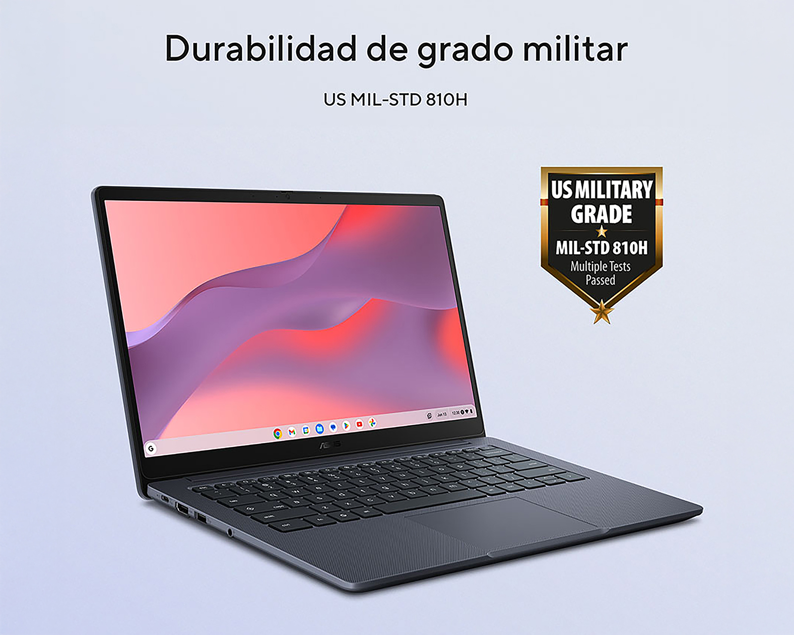 Foto 6 | Foto 5 | Laptop Asus CX1405CKA-C8G128-C1 14 Pulgadas Chrome OS Intel Celeron N4500 8 GB RAM 128 GB eMMC Gris