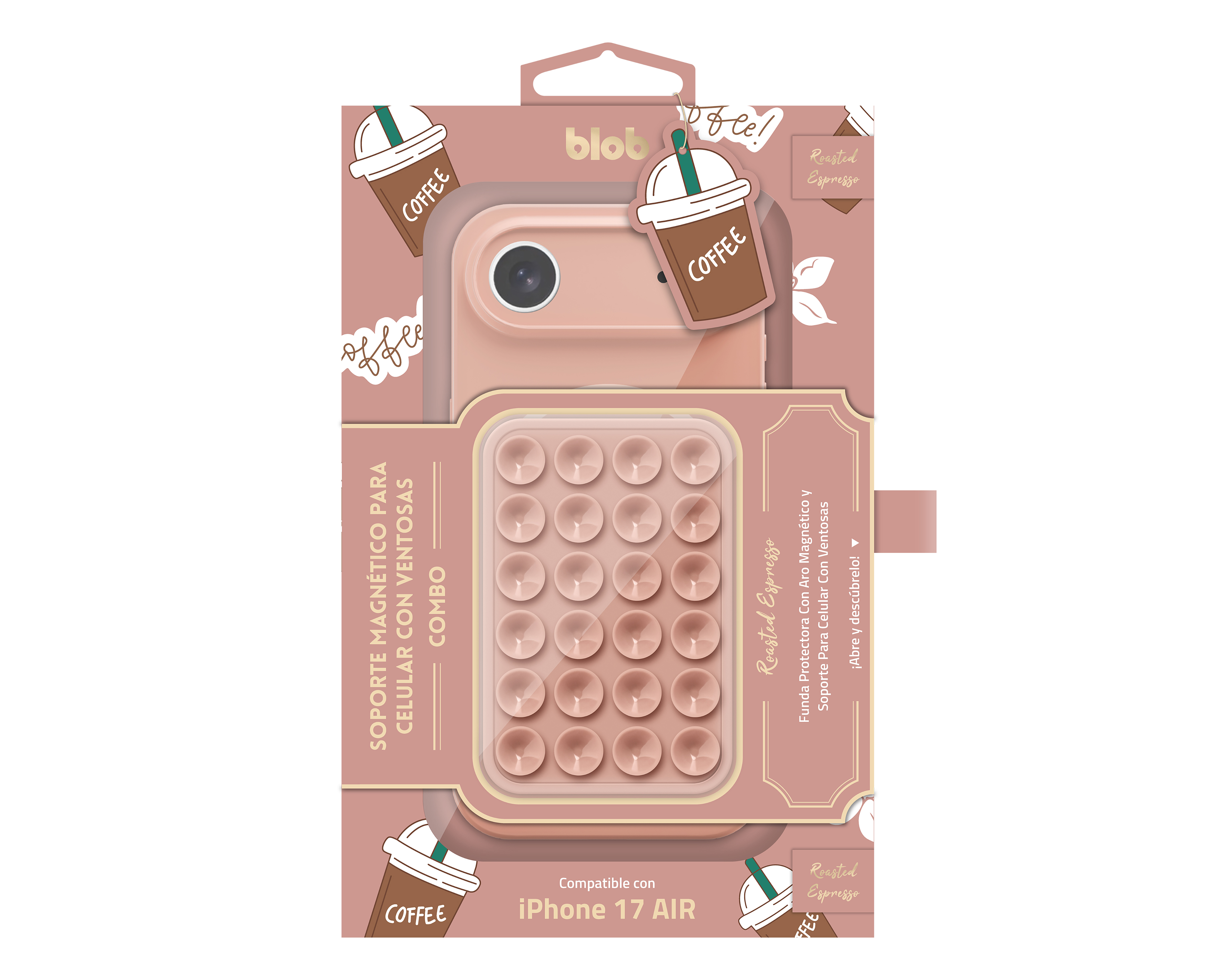 Foto 4 | Foto 4 | Funda con Soporte Blob para iPhone 17 Air