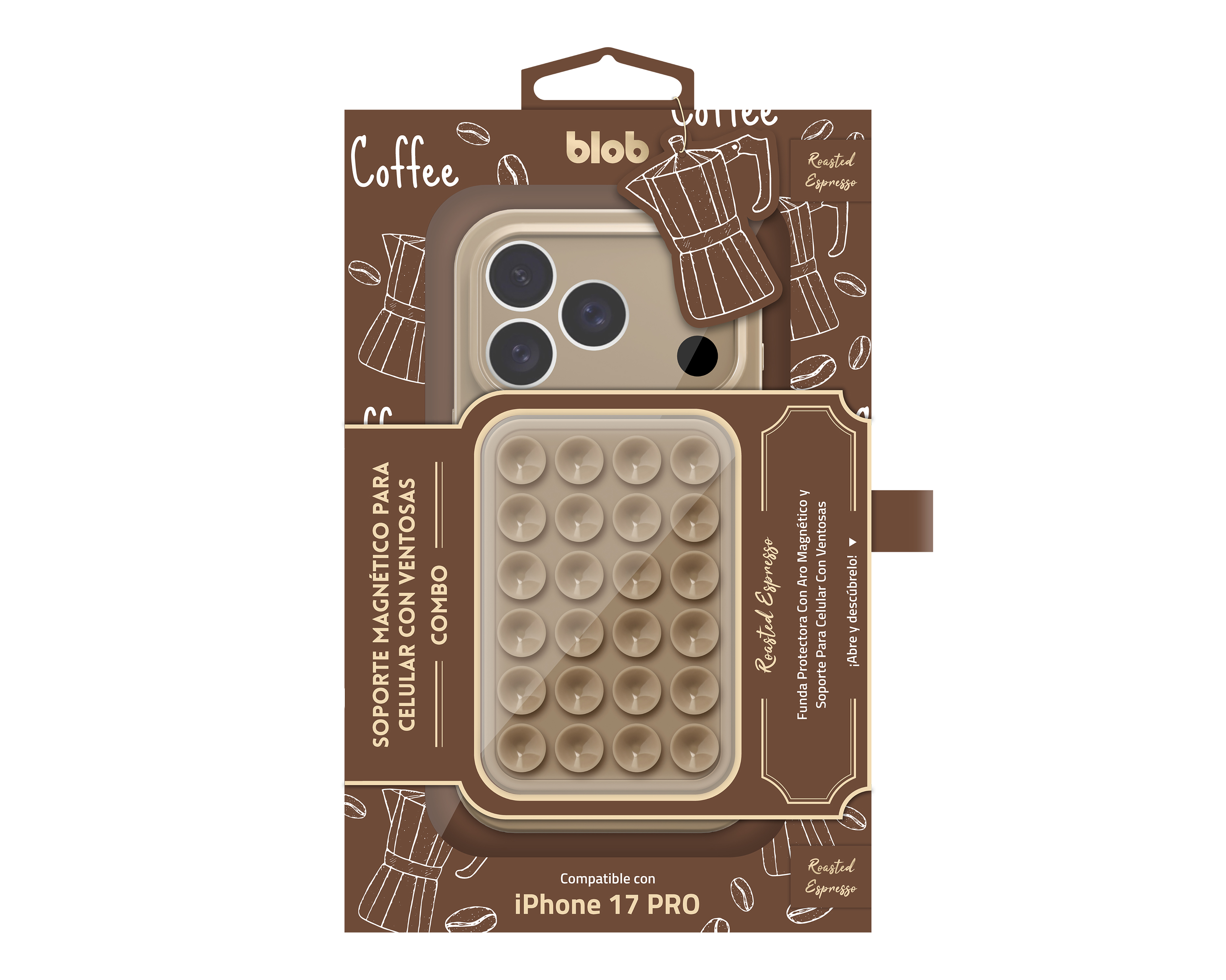 Foto 5 pulgar | Foto 4 | Funda con Soporte Blob para iPhone 17 Pro