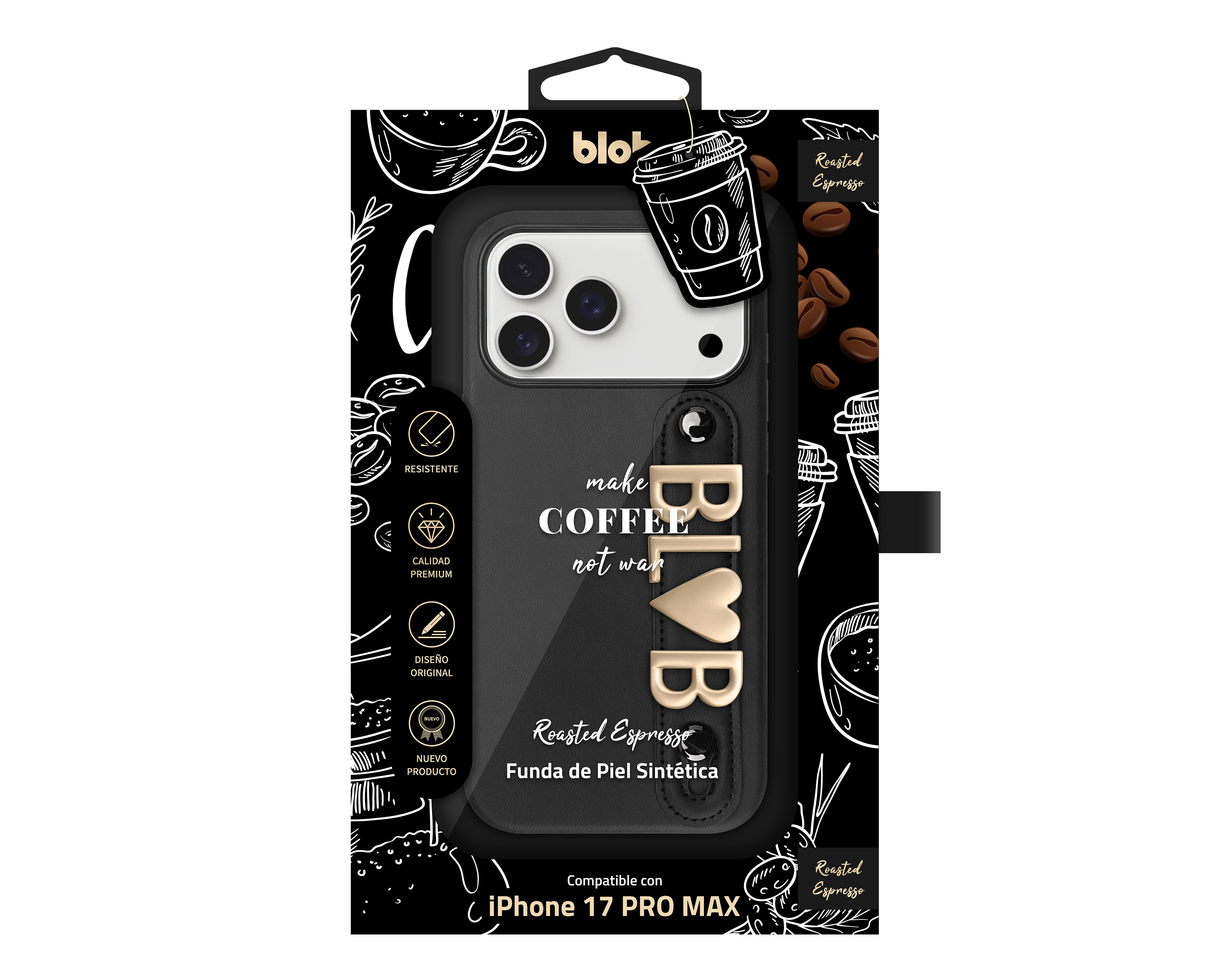 Foto 3 | Foto 3 | Funda de Policarbonato Blob para iPhone 17 Pro Max