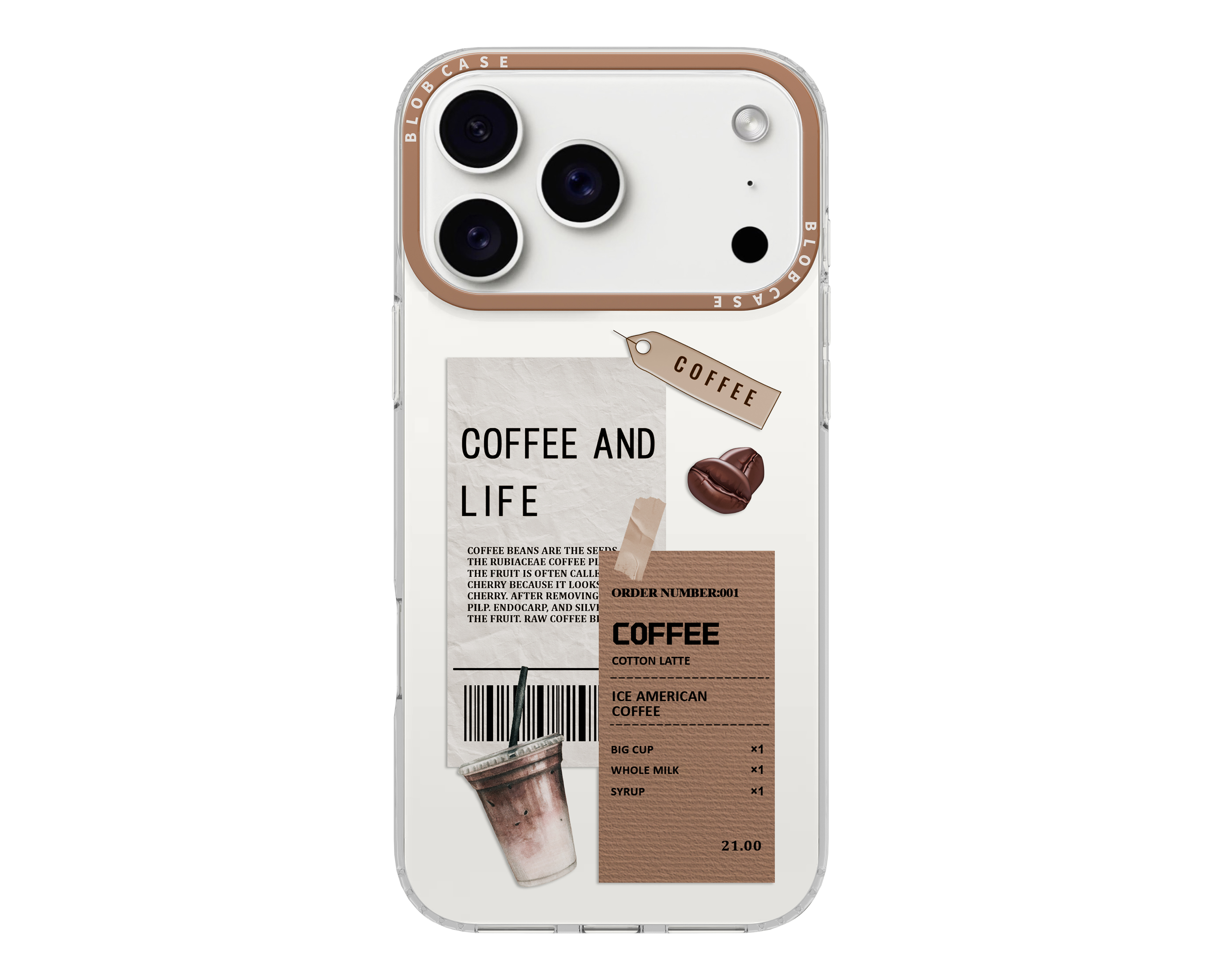 Funda Transparente Blob para iPhone 17 Pro Max