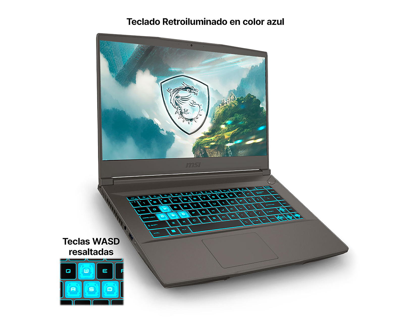 Foto 8 pulgar | Foto 7 | Laptop Gamer MSI Thin 15 15.6 Pulgadas Intel Core i7 GeForce RTX 4050 16 GB RAM 512 GB SSD Gris