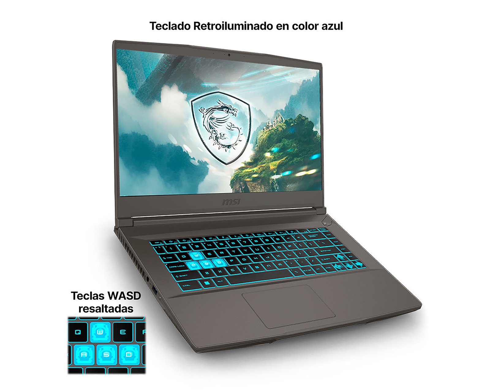 Foto 7 | Foto 7 | Laptop Gamer MSI Thin A15 B7UC-474MX 15.6 Pulgadas Windows 11 Home AMD RYZEN 5 7535HS NVIDIA GeForce RTX 3050 16 GB RAM 512 GB SSD Gris