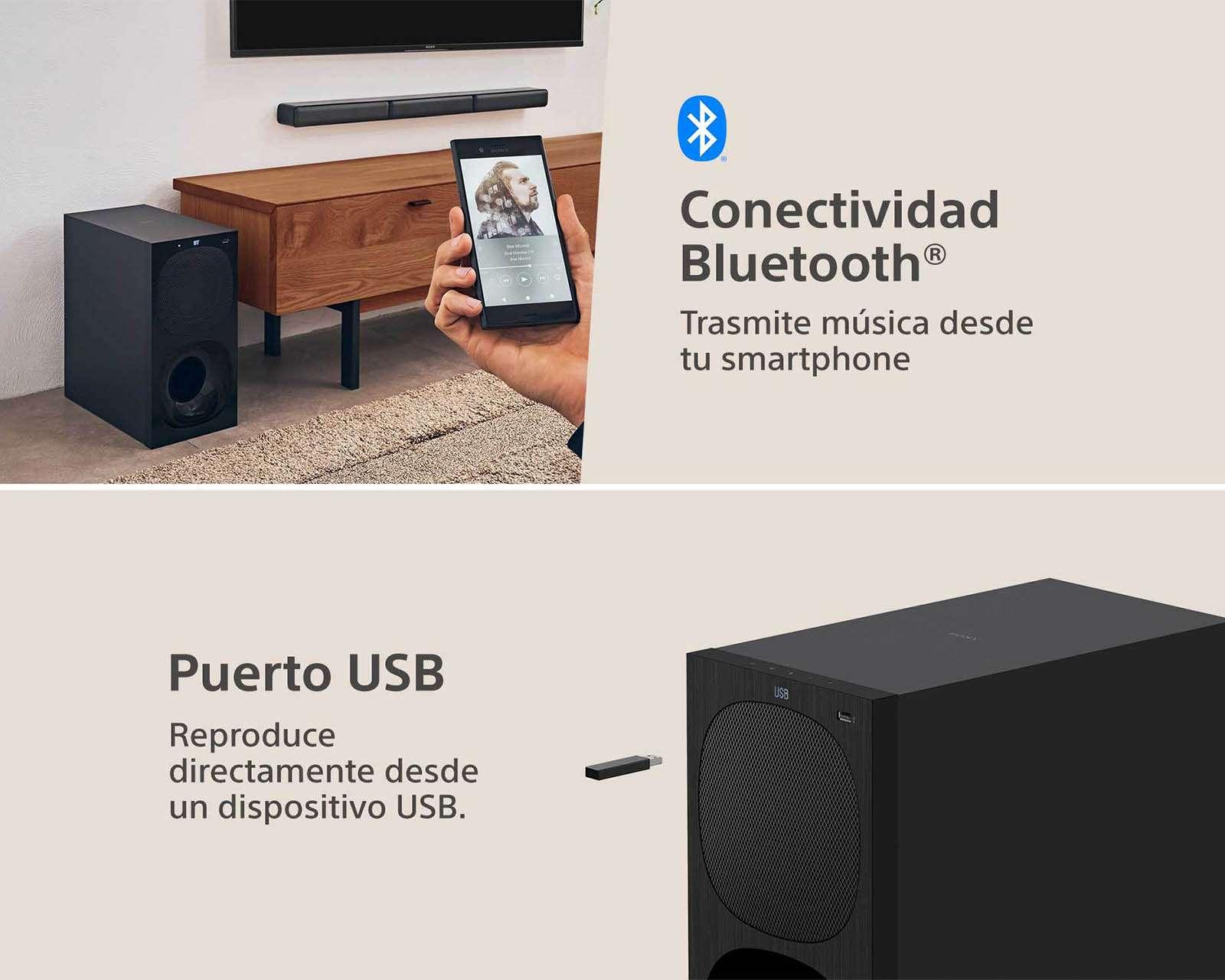 Foto 5 pulgar | Foto 4 | Home Theater Sony HT-S40R 5.1 Canales 600 W