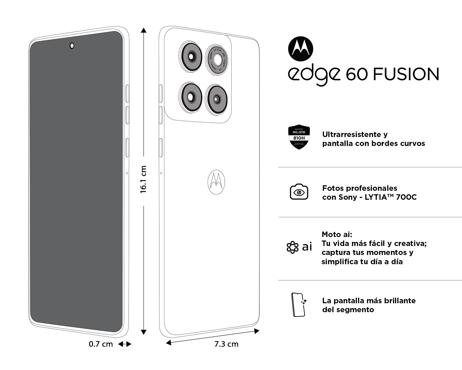 Foto 7 pulgar | Foto 6 | Movistar Moto Edge 60 Fusion 256 GB Verde