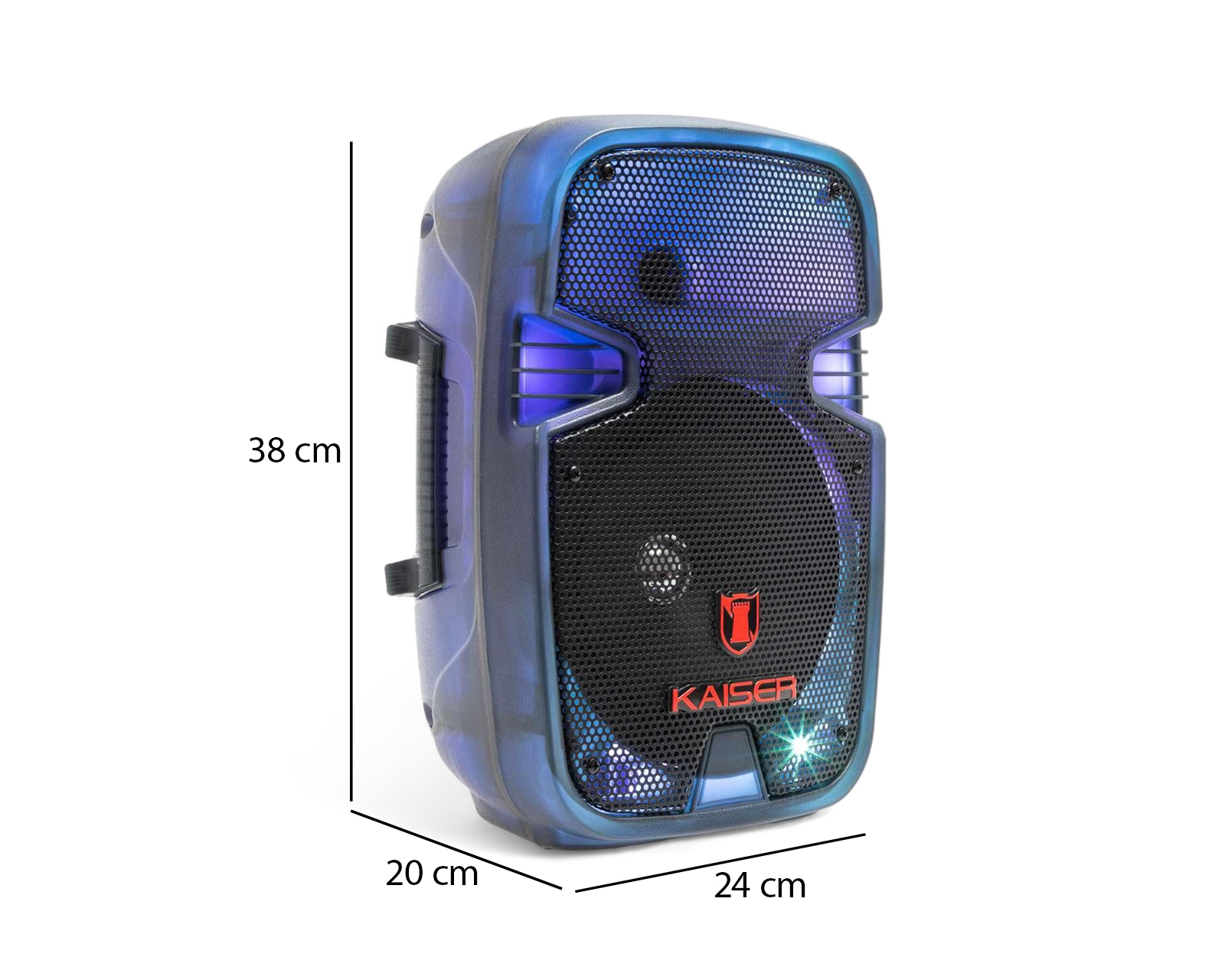 Foto 8 pulgar | Foto 7 | Bocina Bluetooth Kaiser KSW-1008-2 6,200 W con Luces