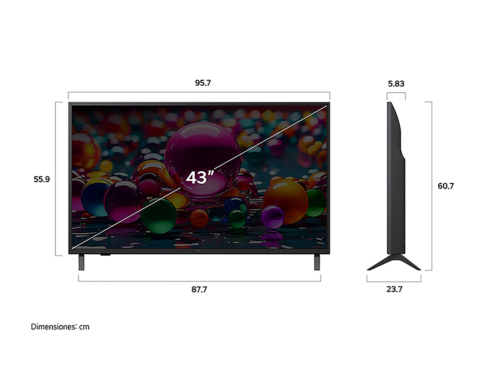 Foto 10 | Foto 10 | Pantalla Smart TV LG 43 Pulgadas UHD 4K 43UA7500