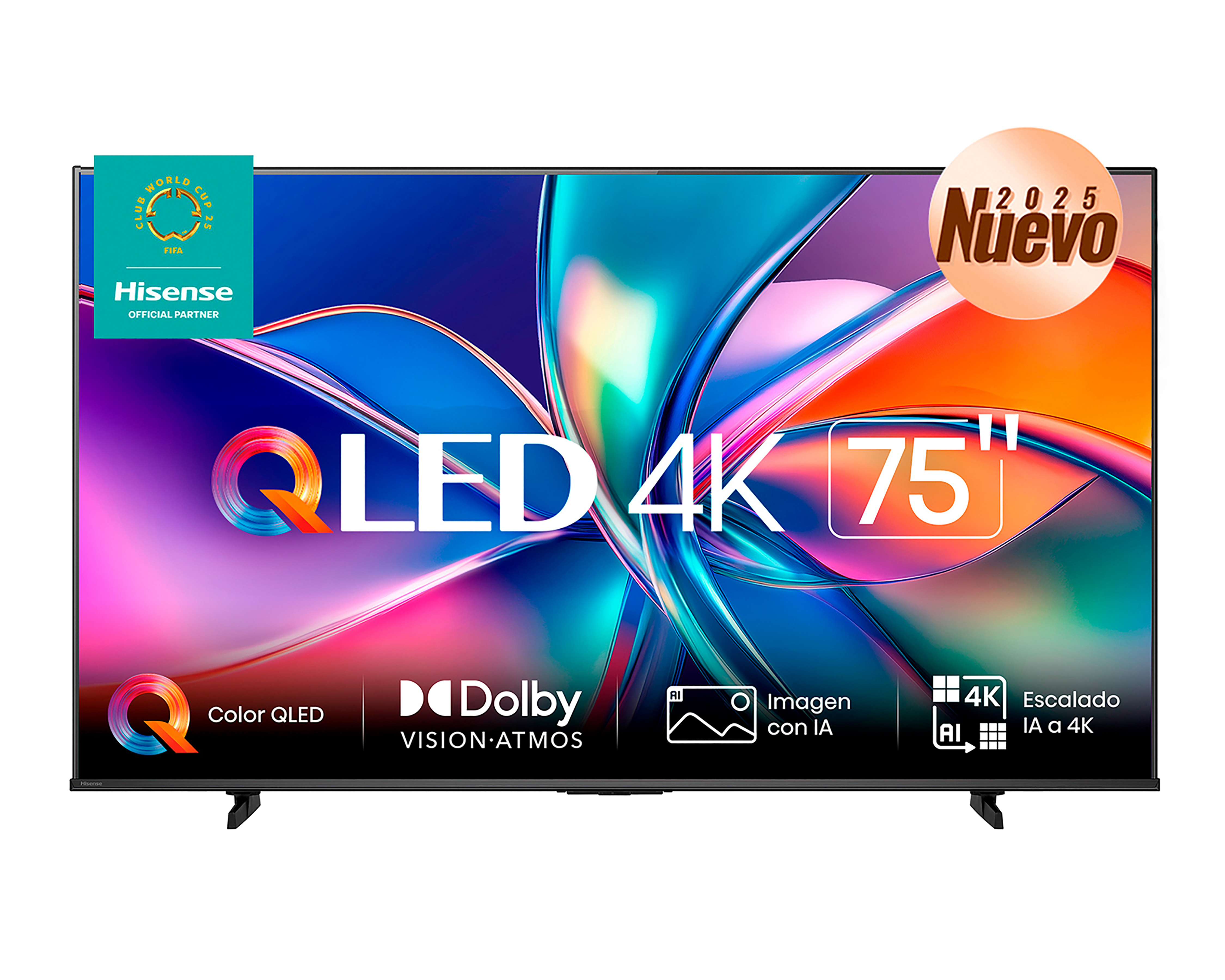 Foto 2 pulgar | Foto 1 | Pantalla Smart TV Hisense QLED 75 Pulgadas 4K 75QD6QV
