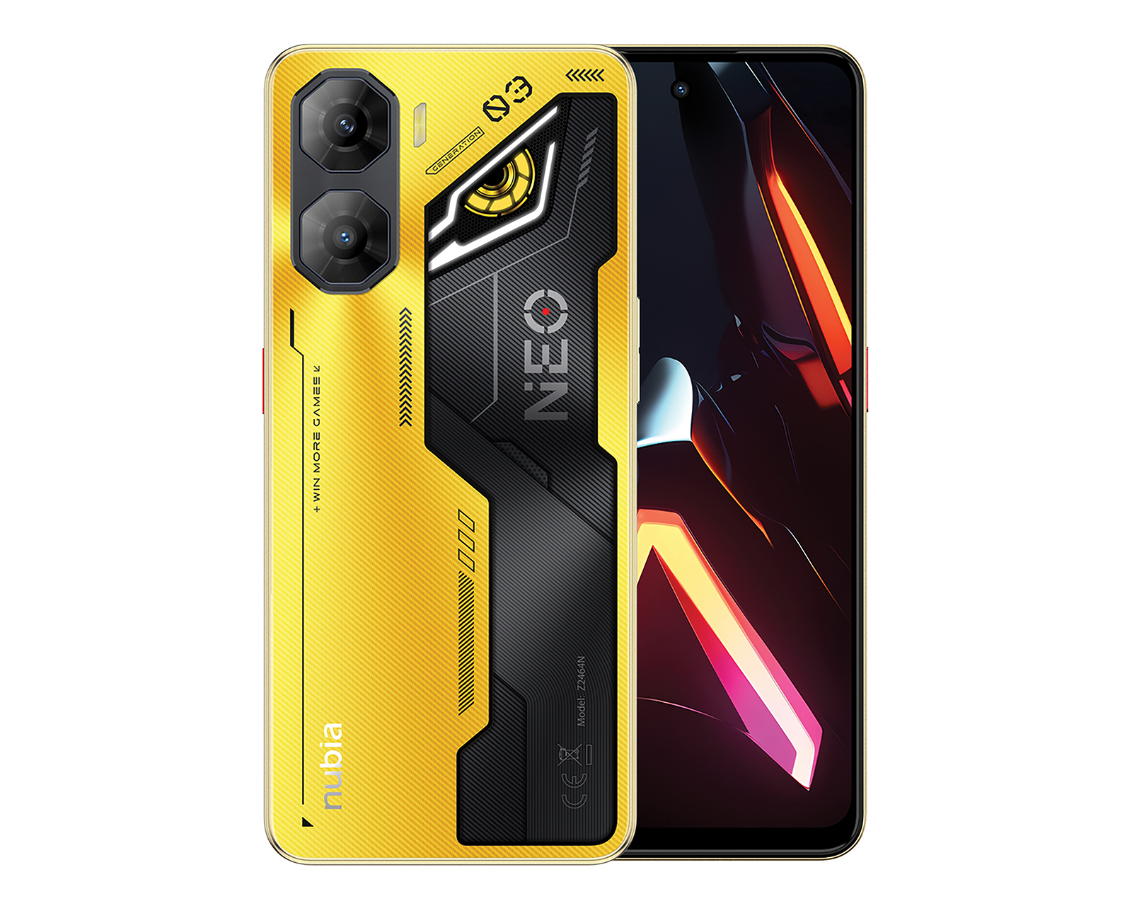 Foto 2 pulgar | Foto 1 | Celular Nubia Neo 3 5G Liberado 256 GB Amarillo