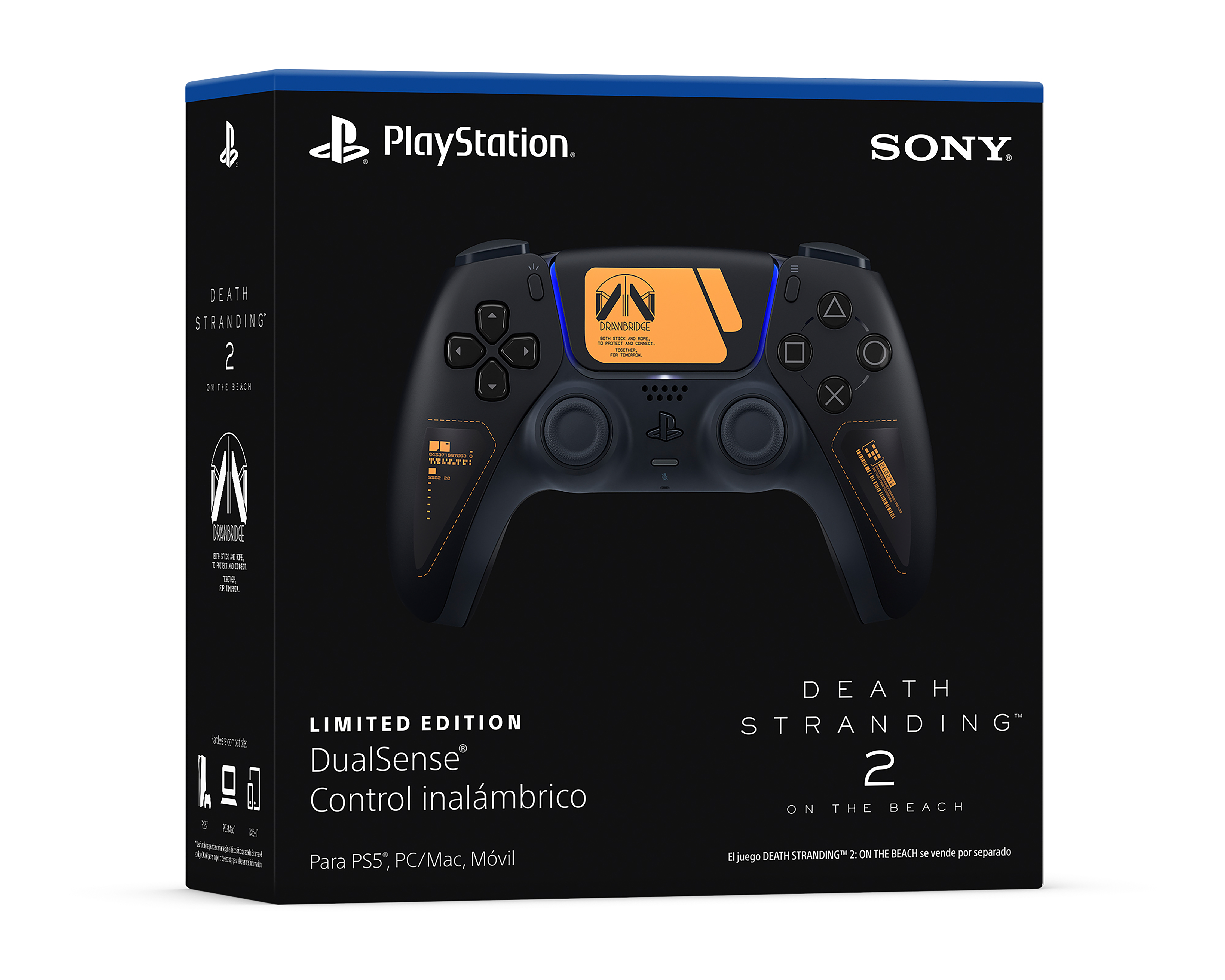 Foto 2 pulgar | Foto 1 | Control Inalámbrico para PS5 PlayStation Dualsense Death Stranding 2 Negro