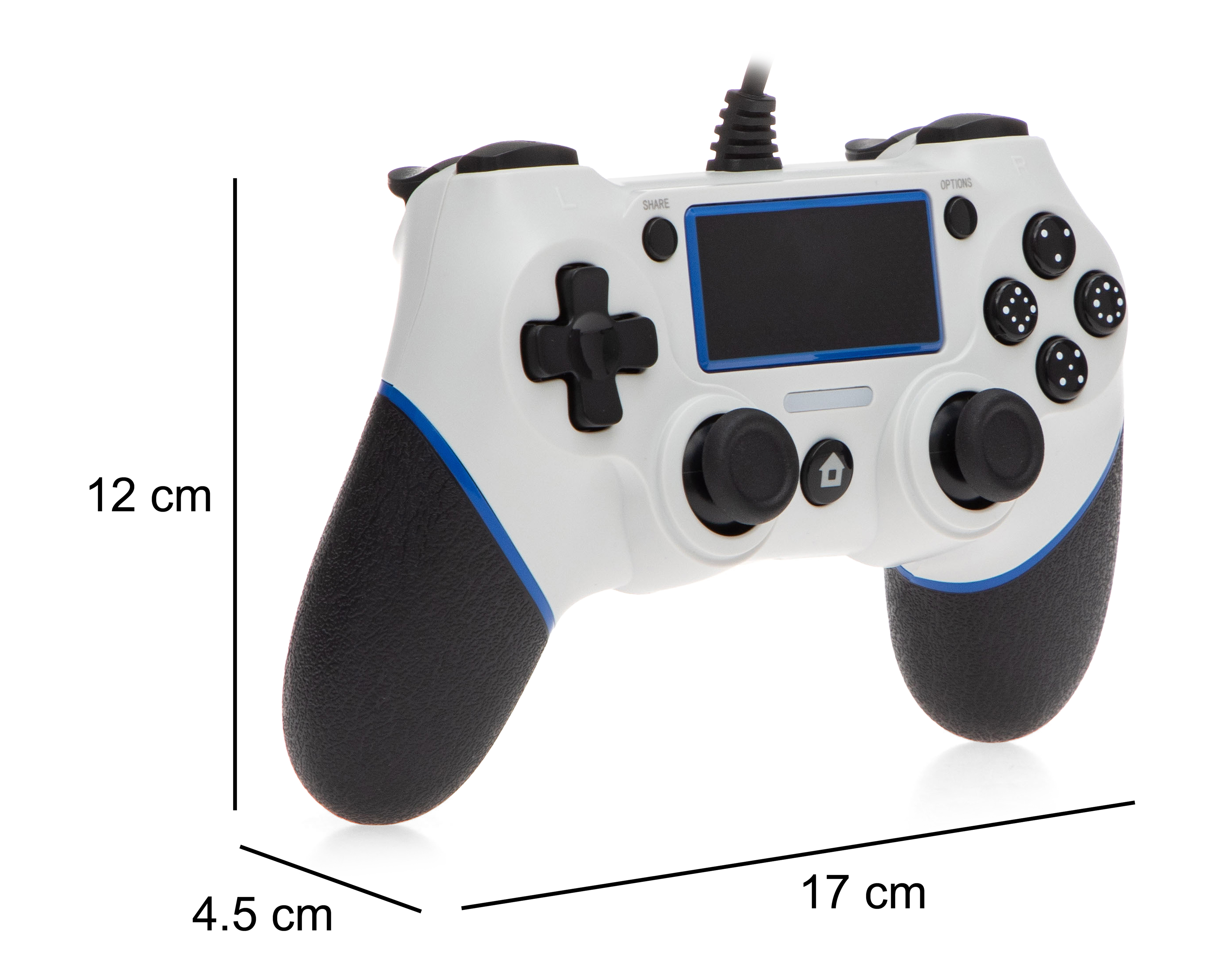 Foto 5 | Foto 5 | Control Alámbrico para PlayStation 4 Teknogame Phantom Blanco