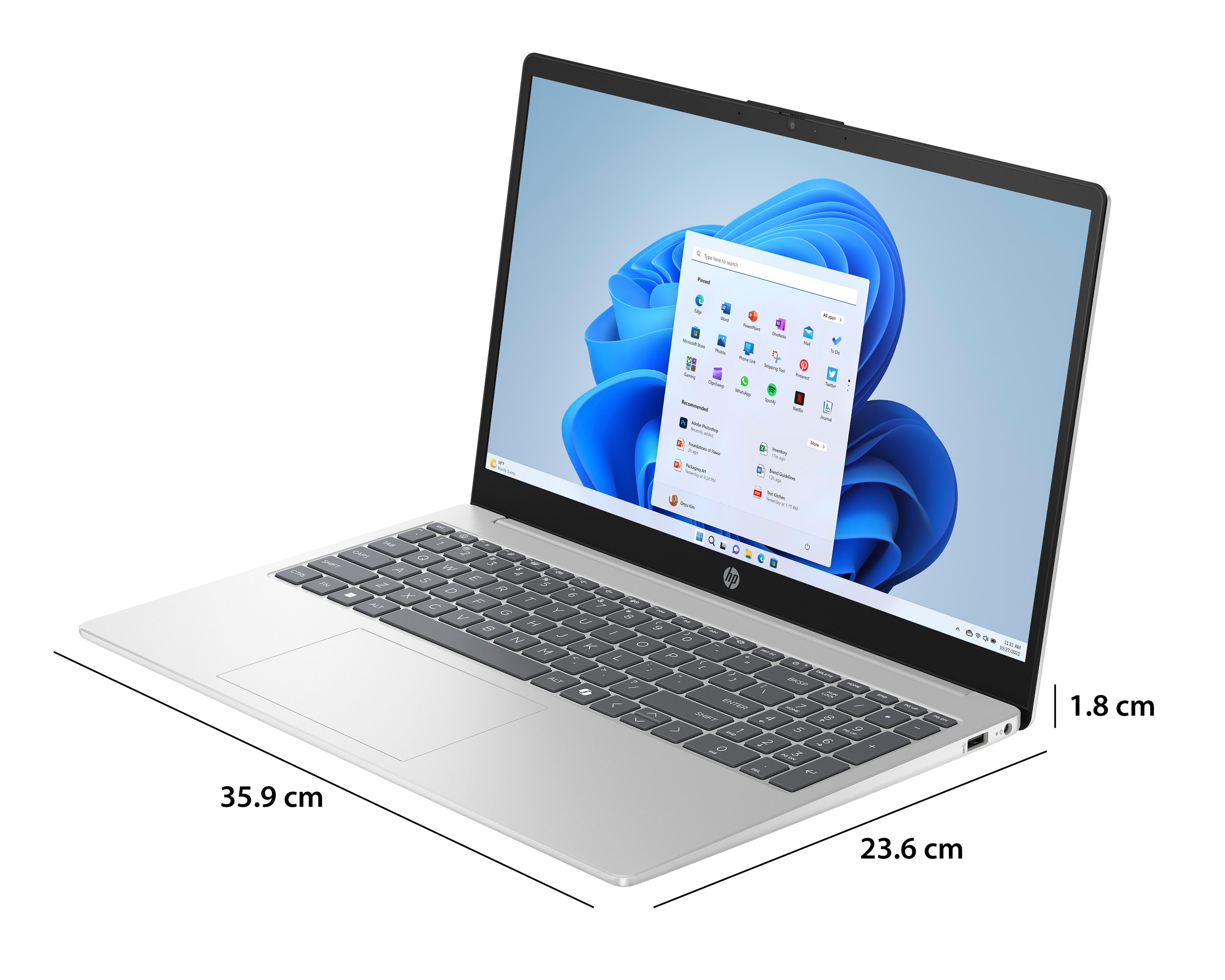 Foto 6 pulgar | Foto 5 | Laptop HP 15-FD1254LA 15.6 Pulgadas Windows 11 Intel Core Ultra 5 8 GB RAM 512 GB SSD Plateado
