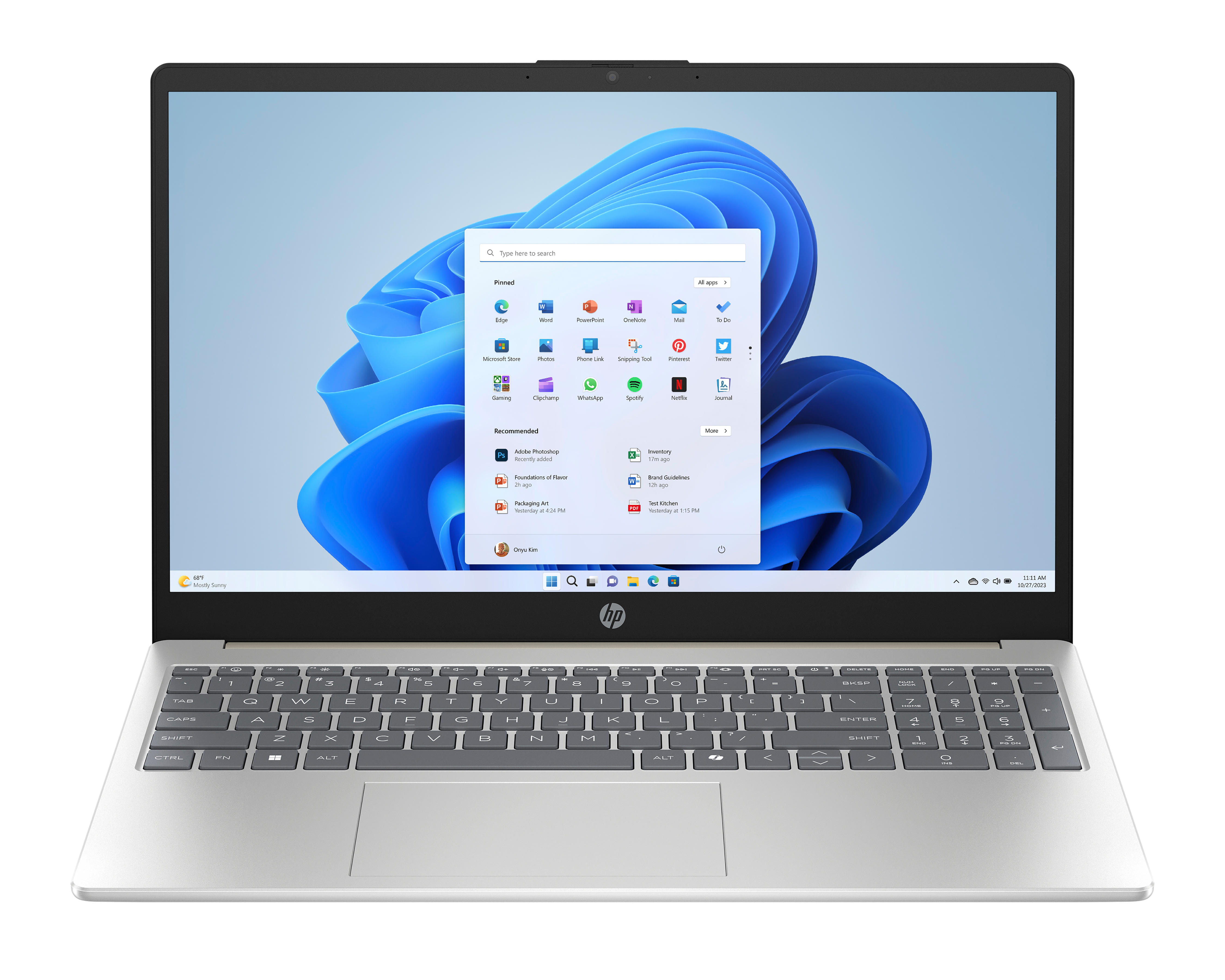 Laptop HP 15-FN0051LA 15.6 pulgadas Windows 11 Home AMD Ryzen AI5 16 GB RAM 512 GB SSD Plateada